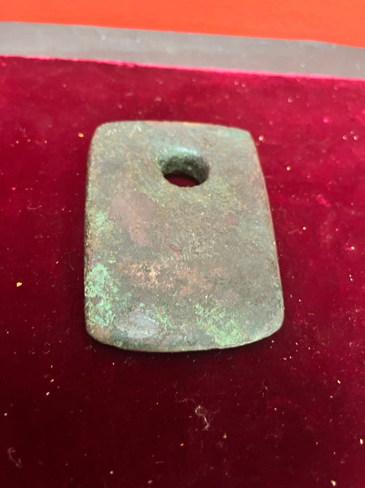 Very very rare 4.25 inch authentic museum, quality pre-Columbian axe Head. Wonderful Patina and History - wow