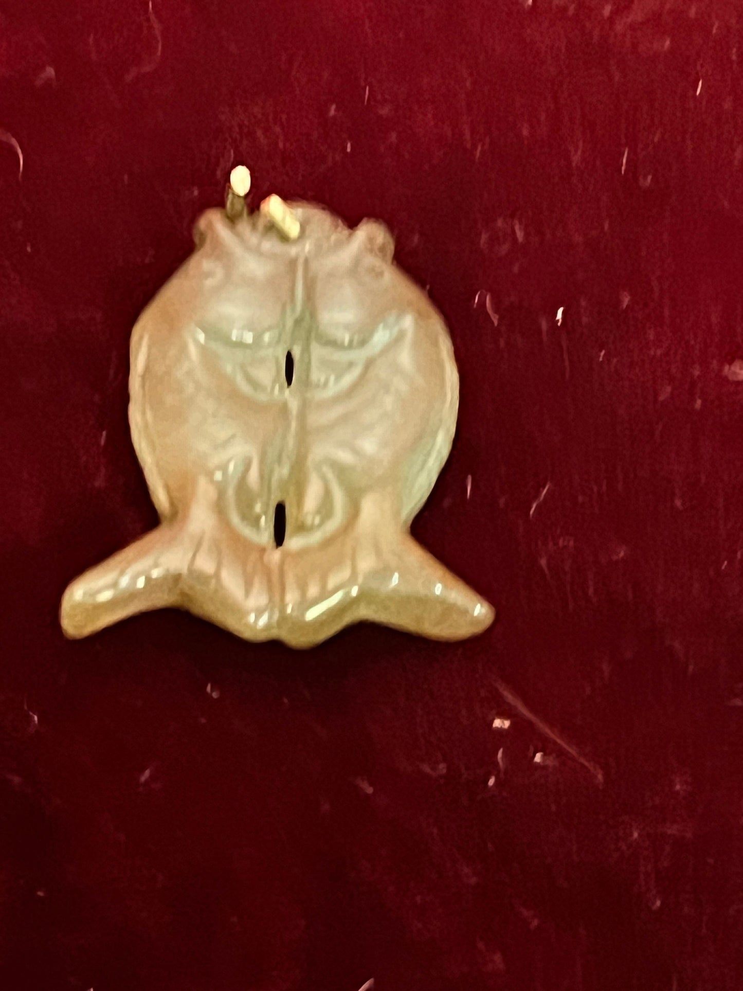 Small jade 1 inch Chinese pendant