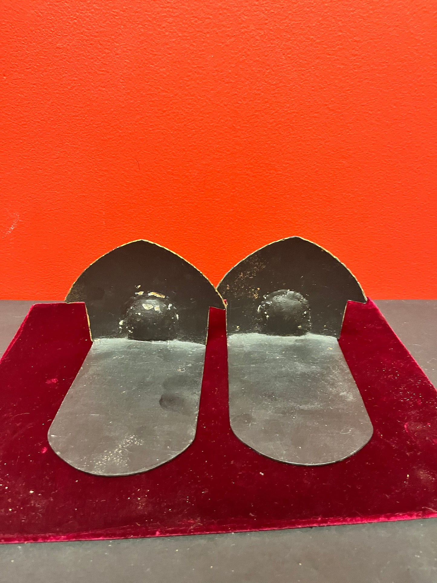 African Kenyon 6 x 4 inches high bronze bookends  Stunning Patina