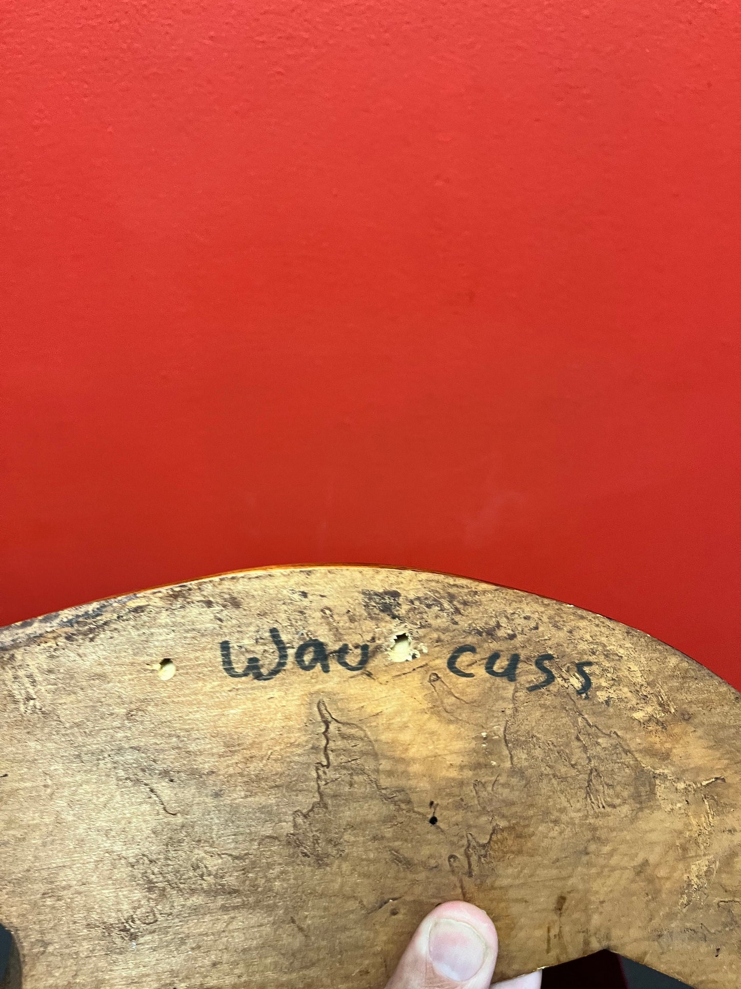 21 inch indigenous first nations pacific northwest coast signed frog man carving  great detail  wow