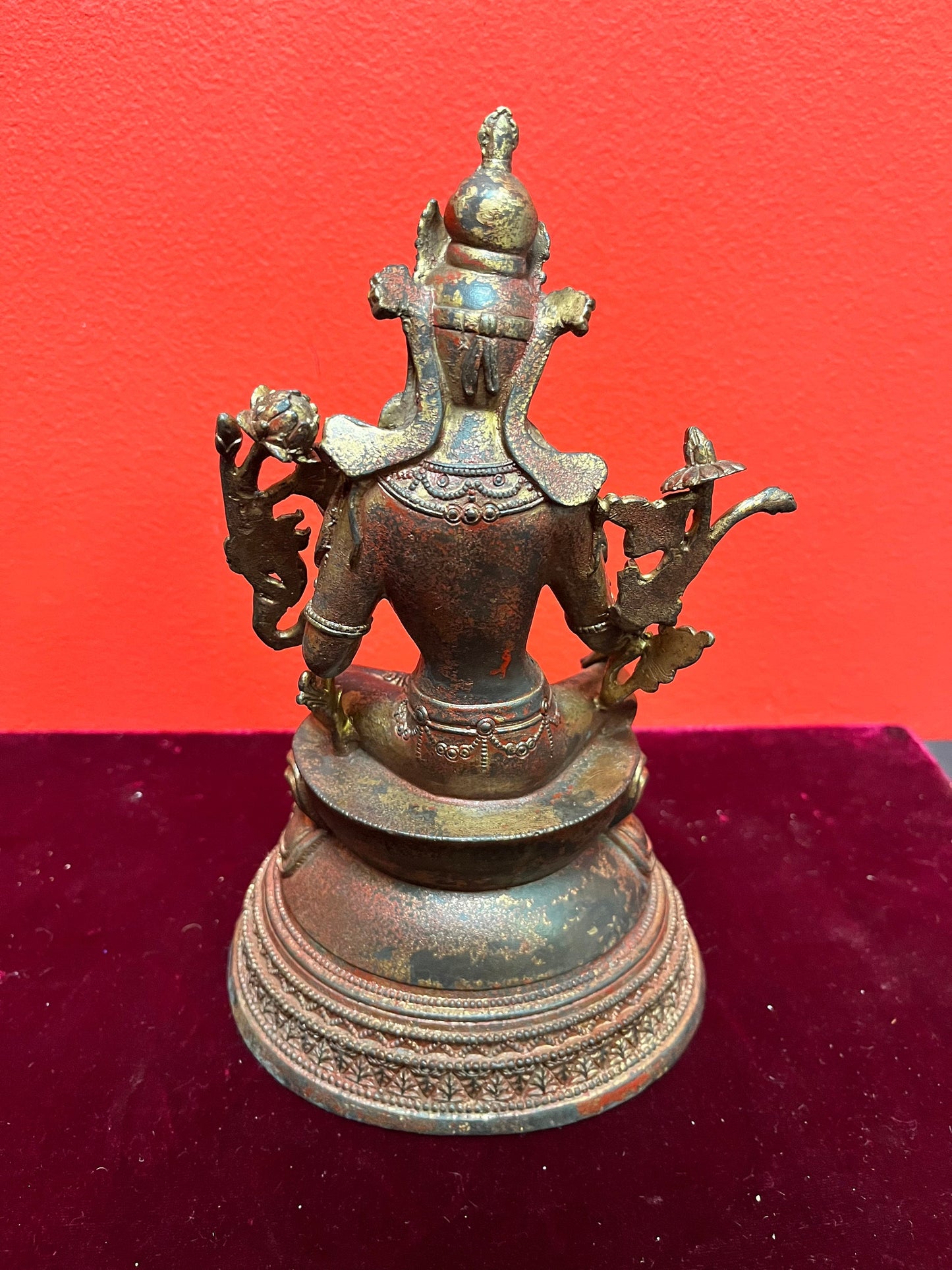 8.5 inch rare museum quality Thai bronze Buddha  wonderful Condition and Patina  Stunning piece  18th century