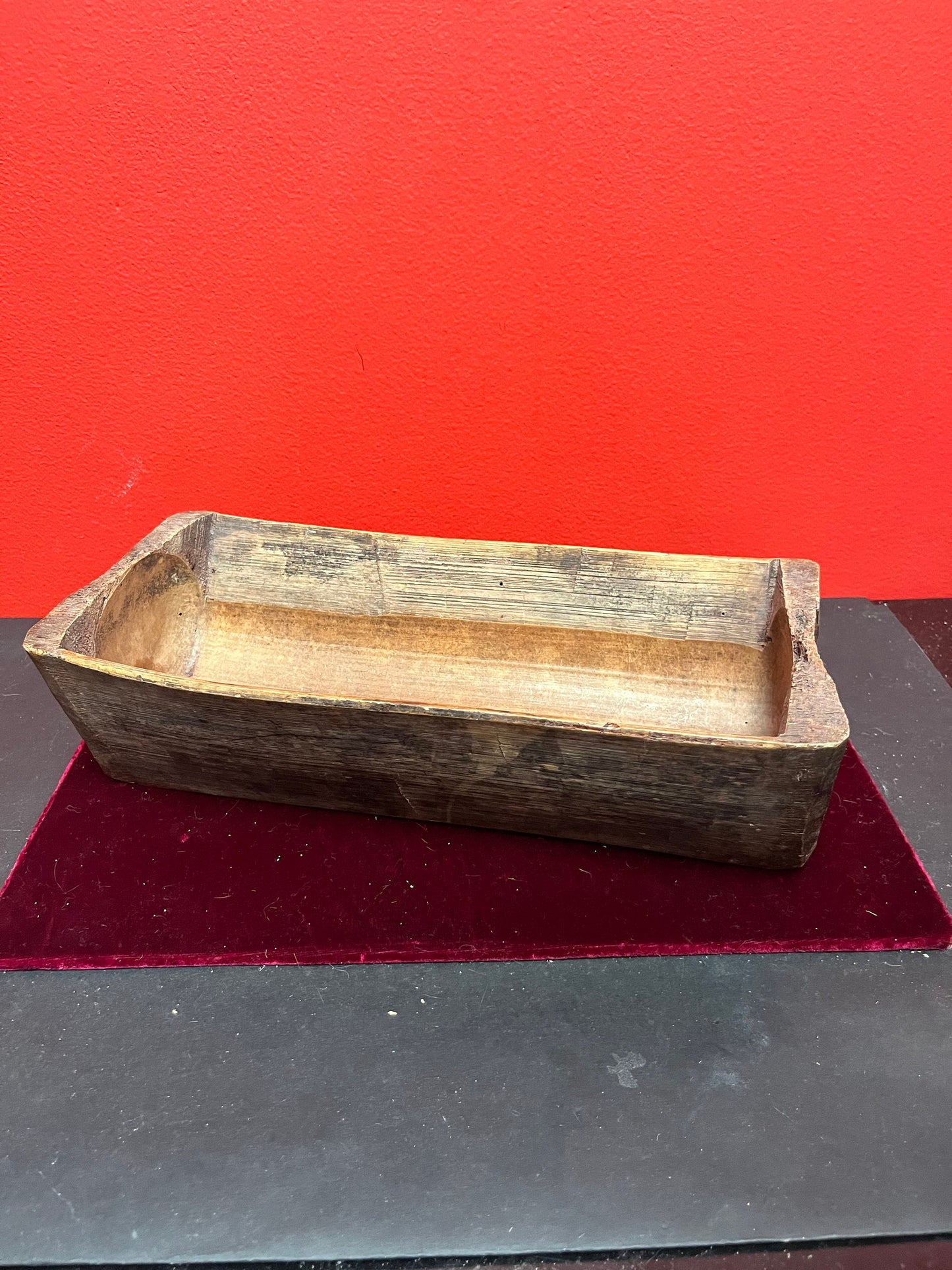 Antique Japanese bread mould  19 century - 12 x 5 x 3 high  wonderful Patina and Condition  wow