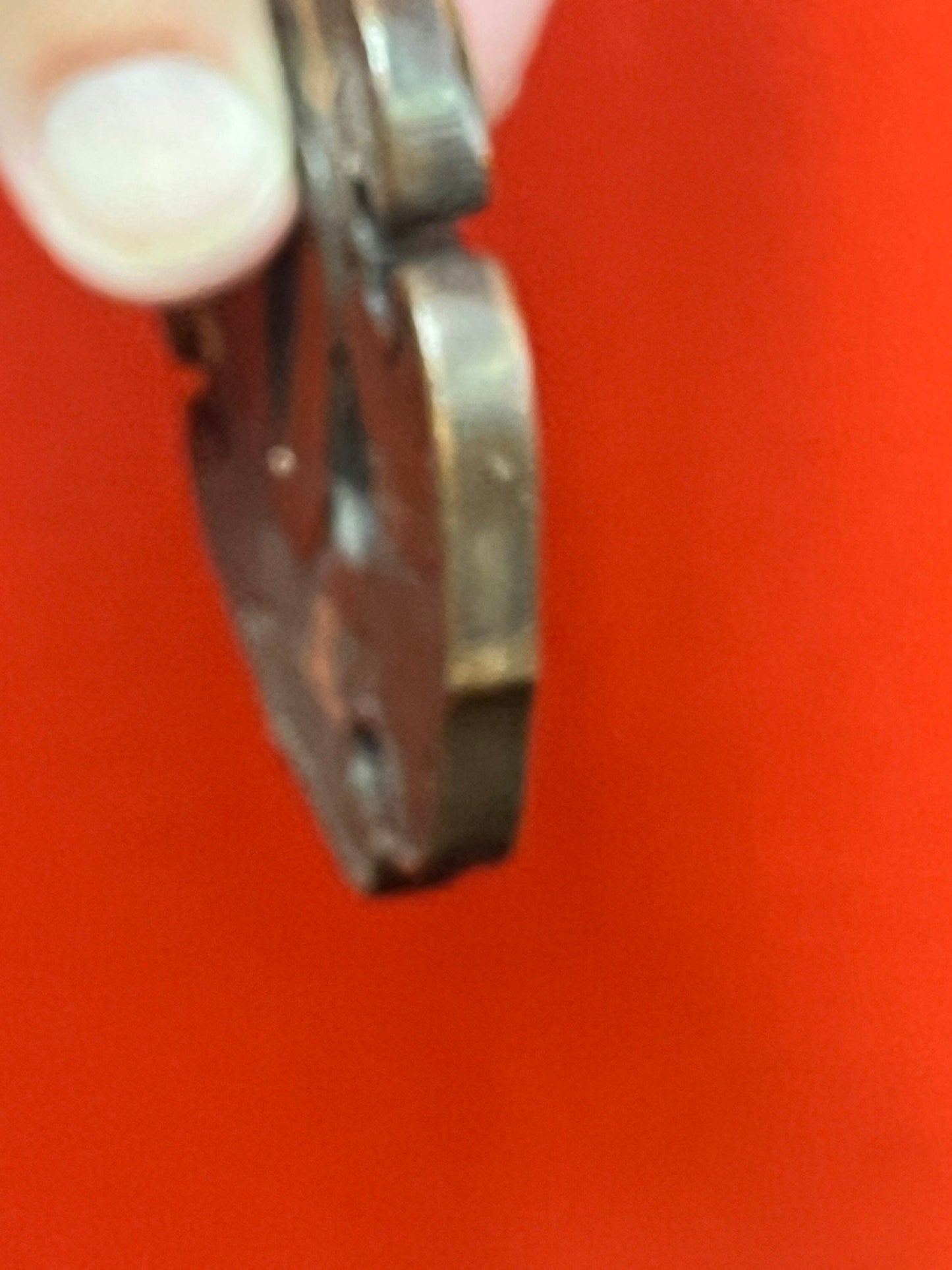 Fabulous 3 inch Japanese bronze and gilt samurai tsuba  antique in good condition