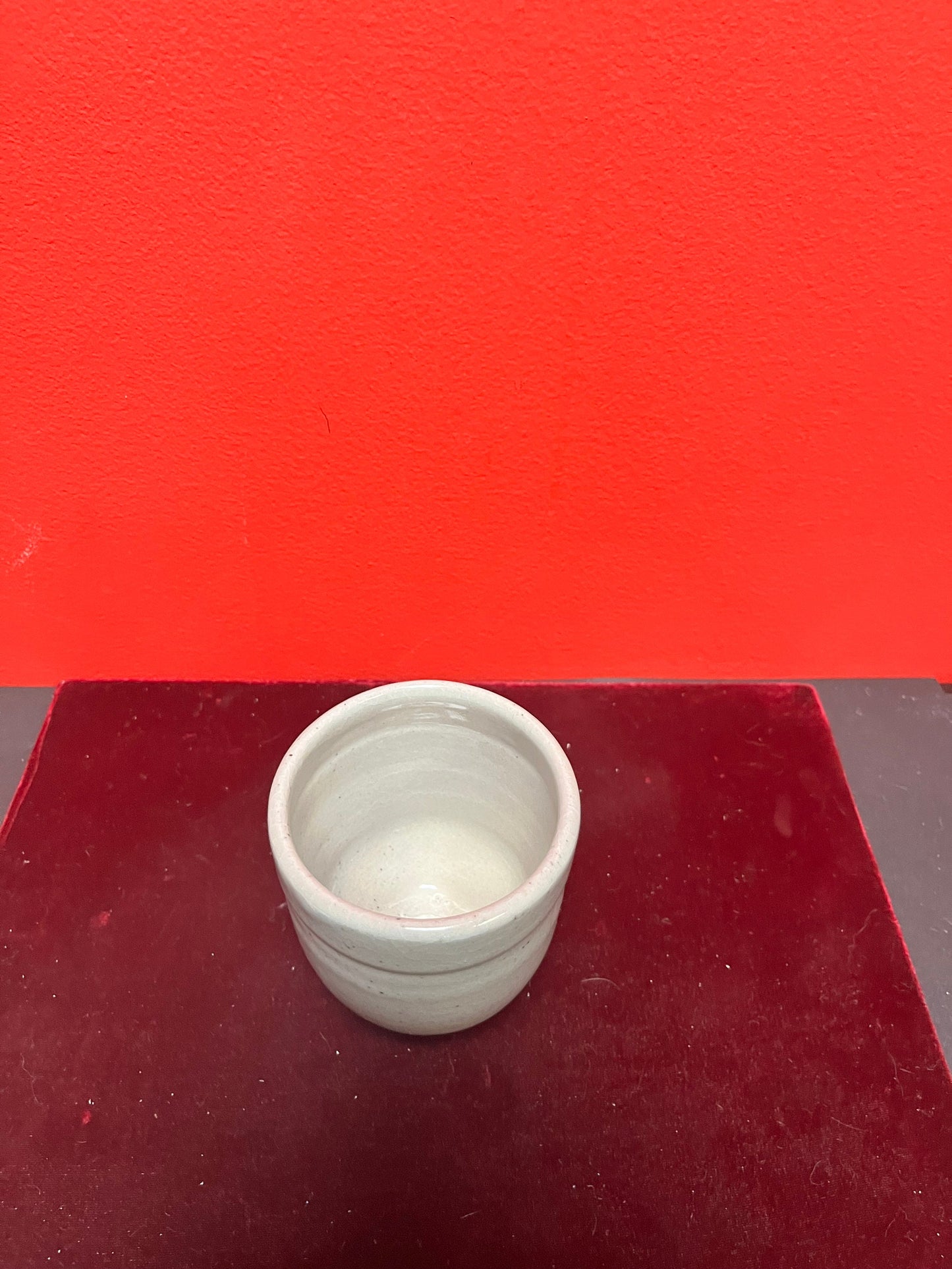 Lovely Japanese inspired  Vancouver Island artist Jesse Birch  celadon glazed tea cup  simple and inspiring design  perfect condition