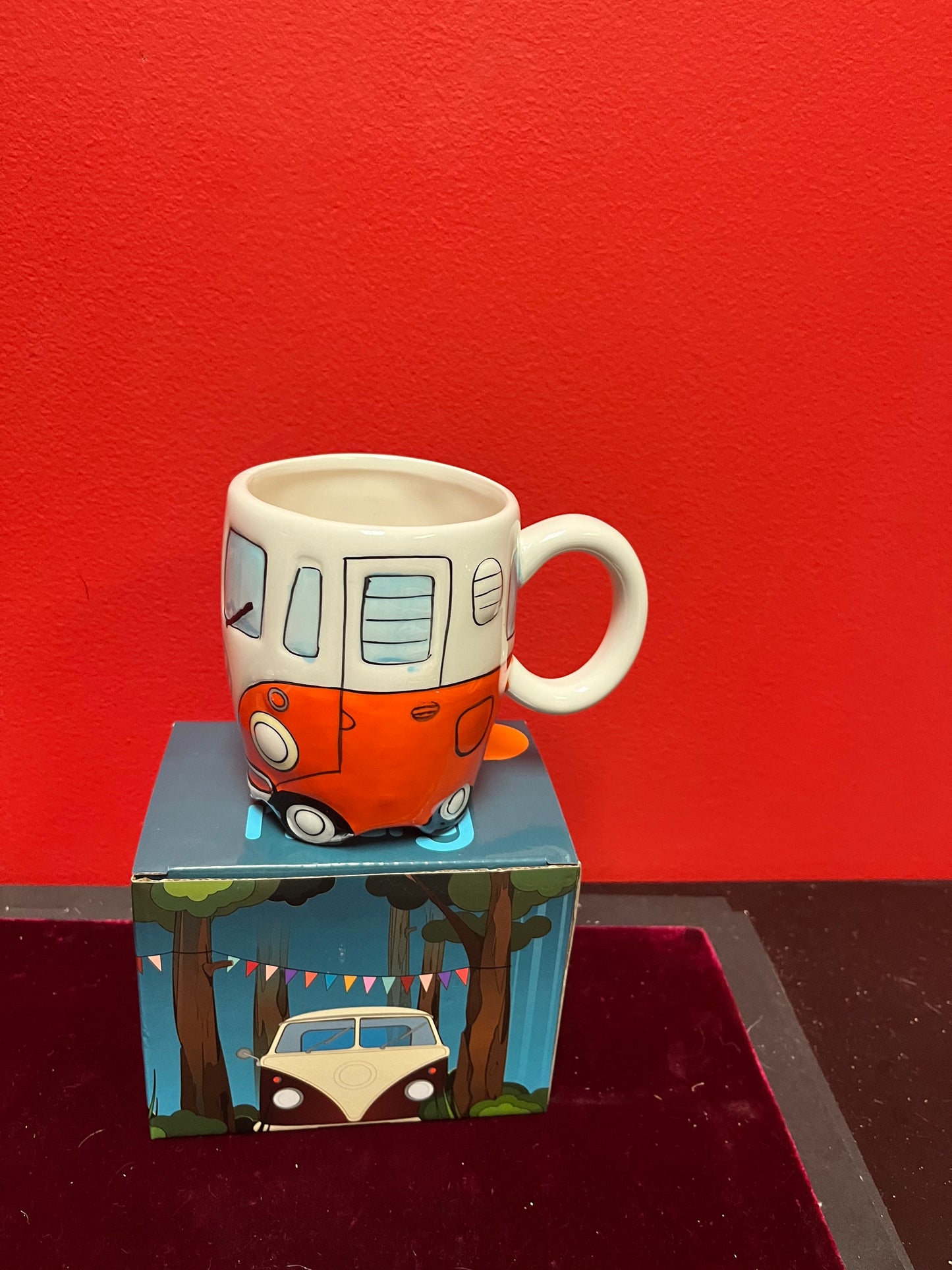 Cute VW camper van new mug in box  perfect gift
