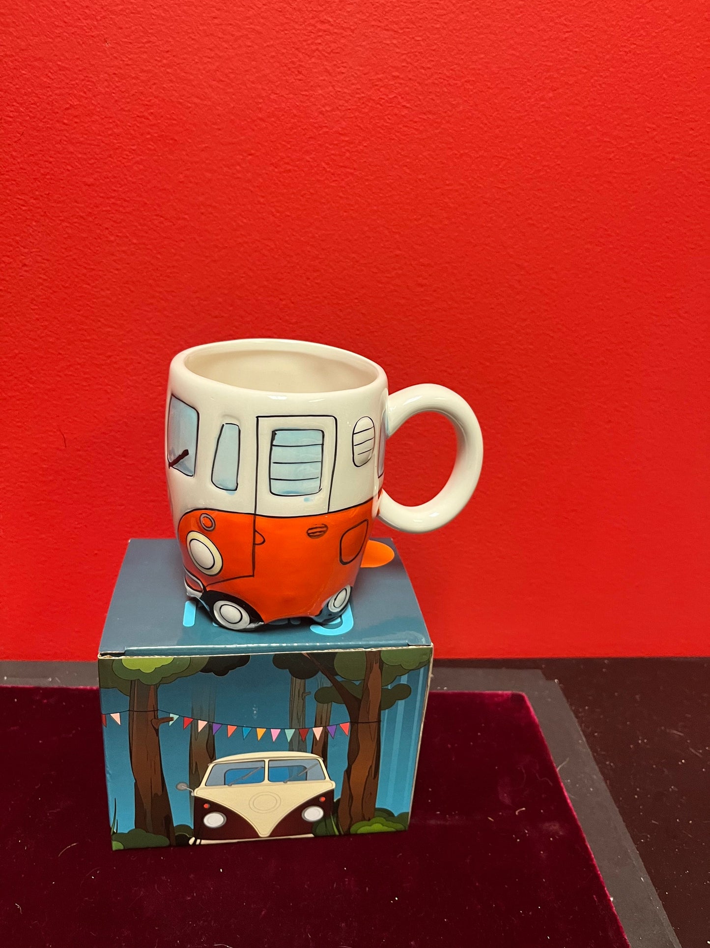 Cute VW camper van new mug in box  perfect gift