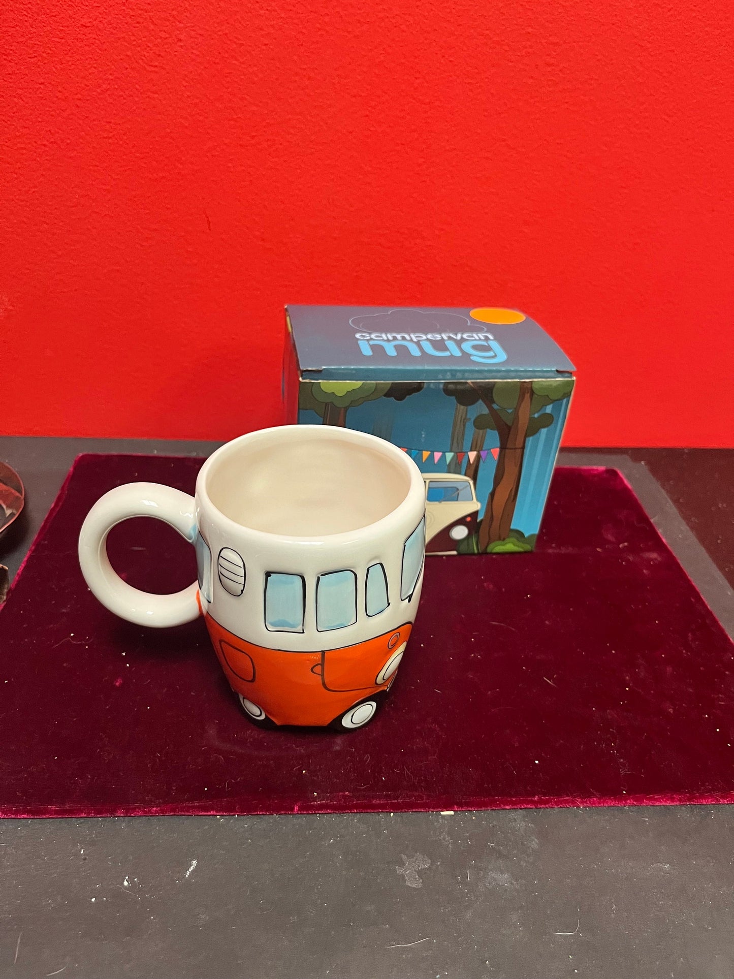 Cute VW camper van new mug in box  perfect gift