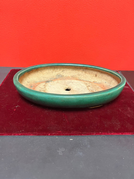 Magnificent 10 x 6 x 2 high Rare antique Chinese glazed porcelain bulb holder  really glorious glaze  wow