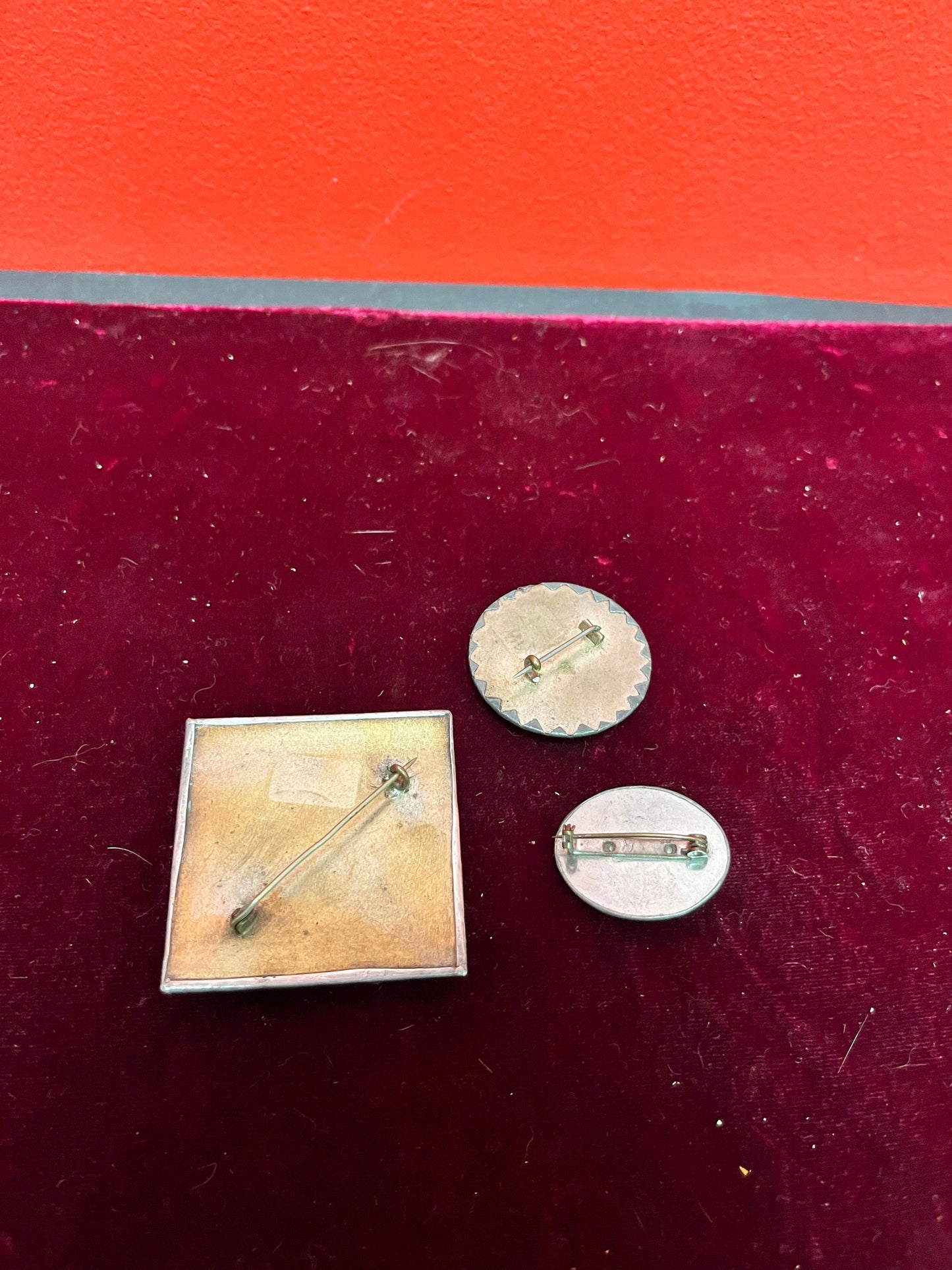 Three arts and crafts pewter brooches  great quality perfect gifts