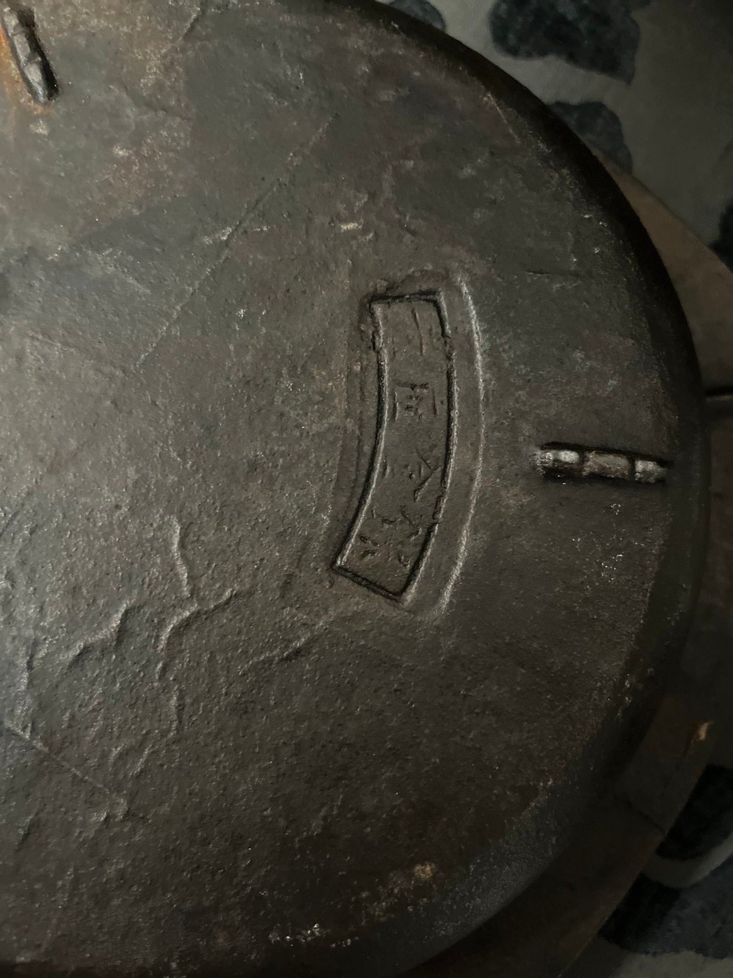 Stunning 11 inch across Japanese Bronze Antique ceremonial dish with handles signed  amazing patina  wow