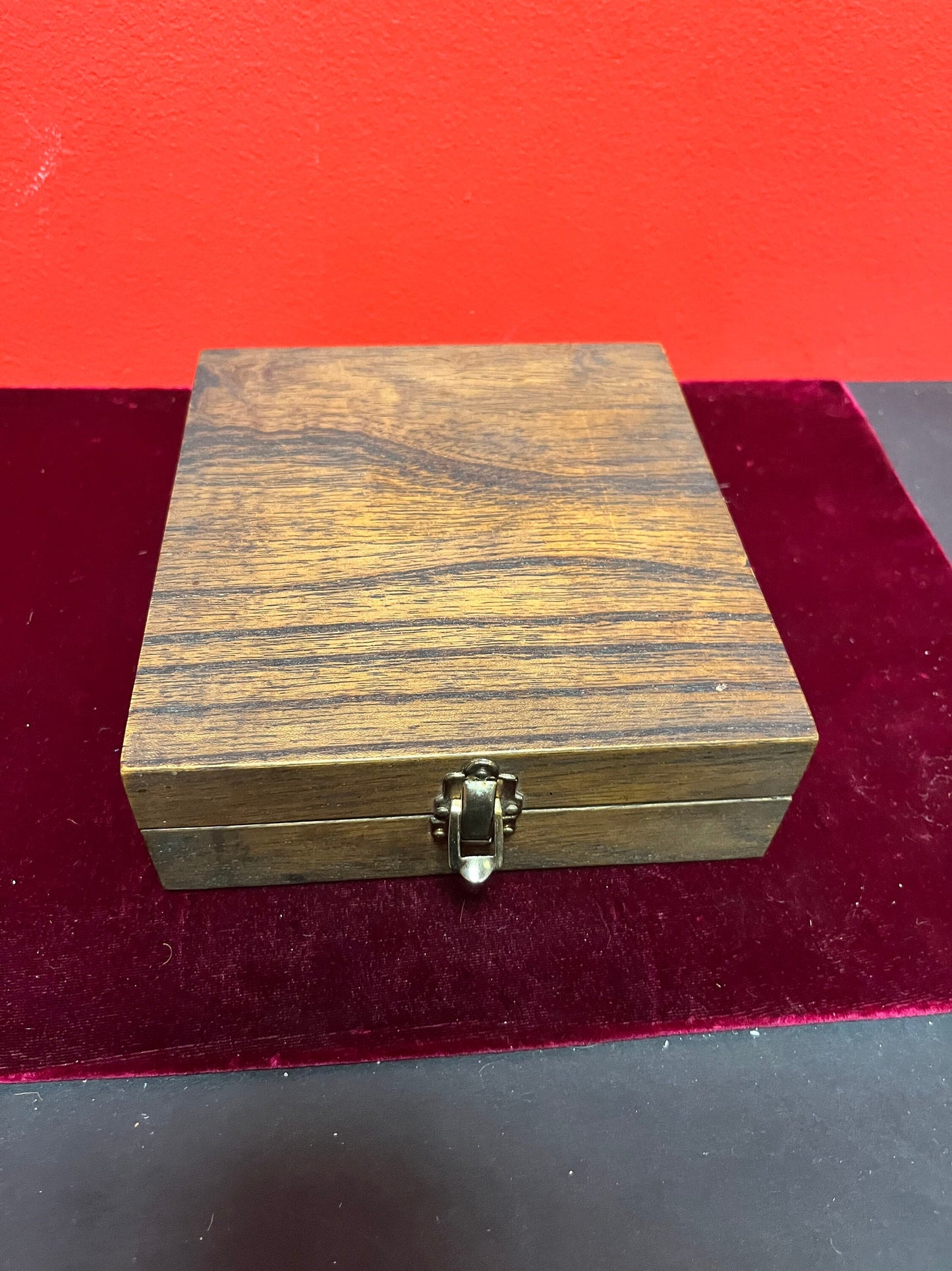 Very cool Argentinian wood and silver plated bar set in original box with certificate  perfect gift