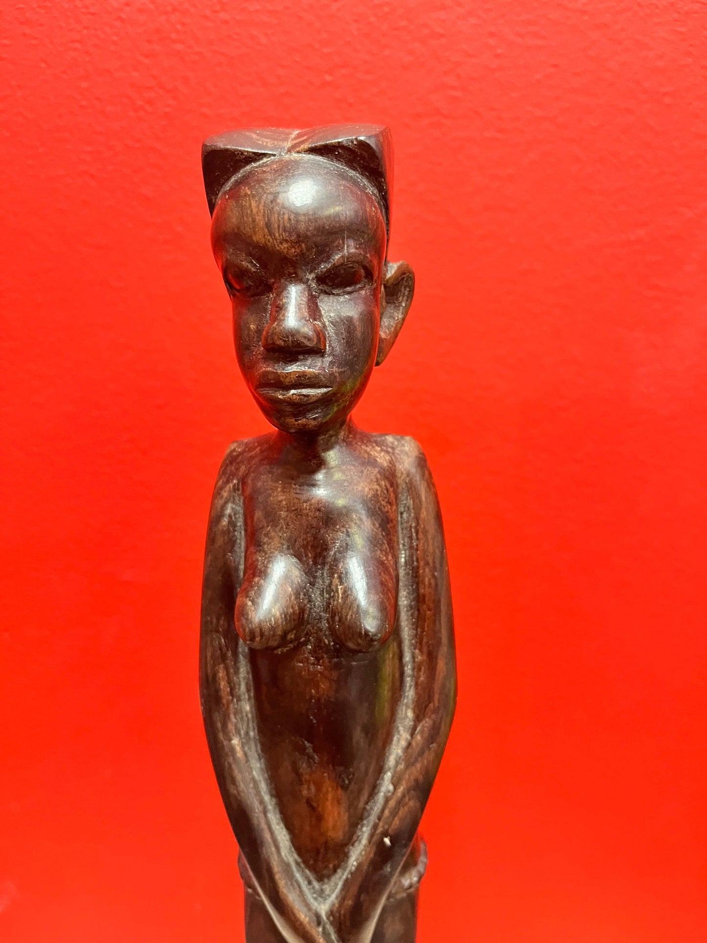 15 inch African ebony wooden nude lady  great detail