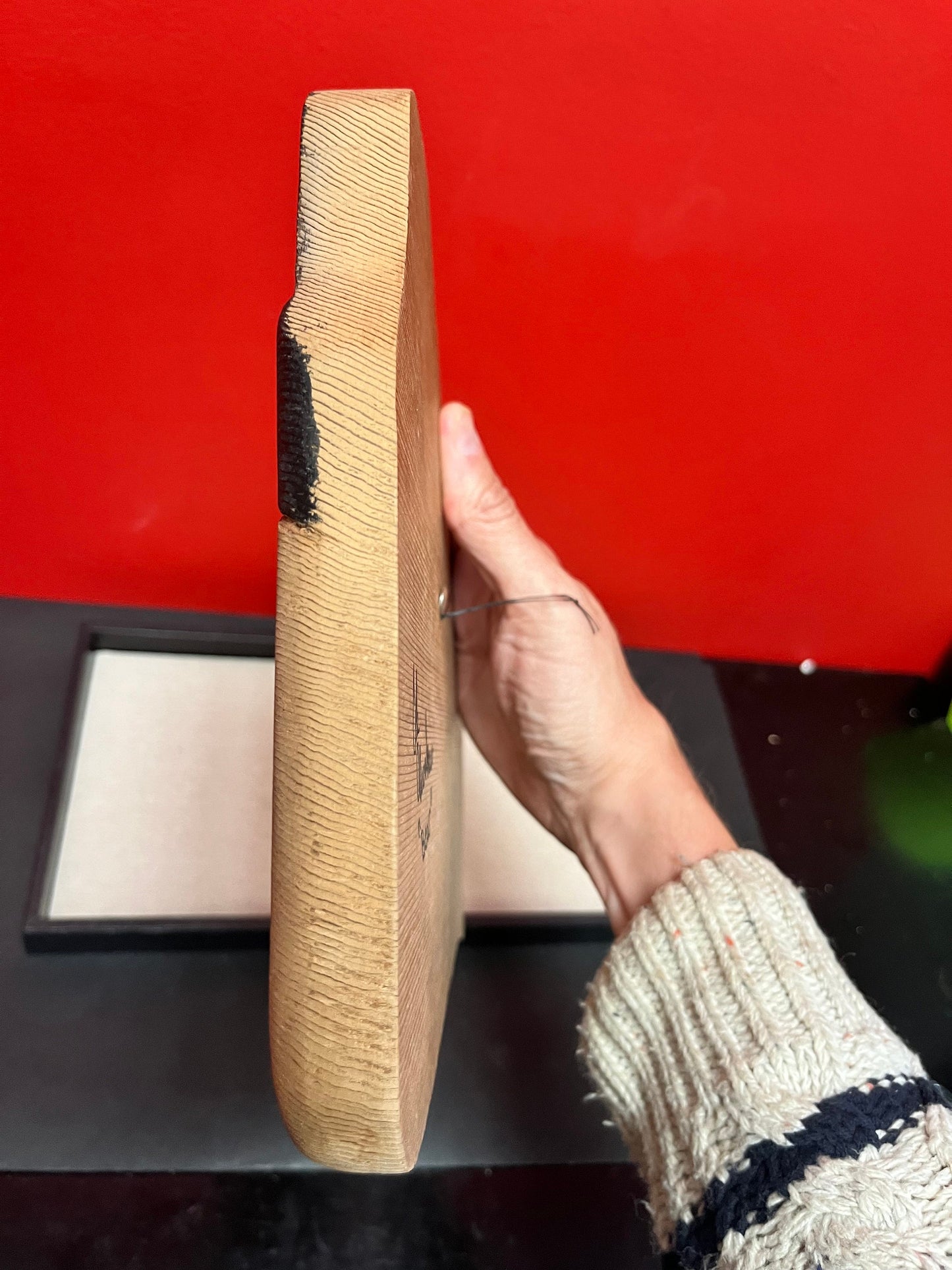 Lovely 12 x 10 high signed indigenous First Nations pacific northwest coast  cedar bear   great imagery and value