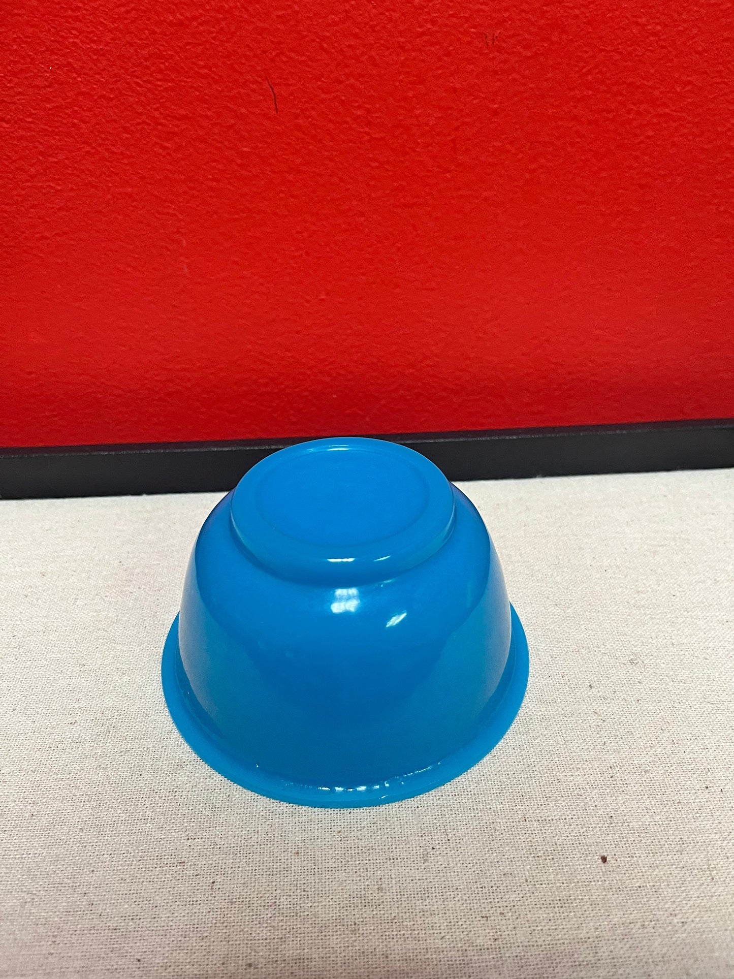 4 x 2 inch high antique Chinese Peking glass bowl  immaculate condition