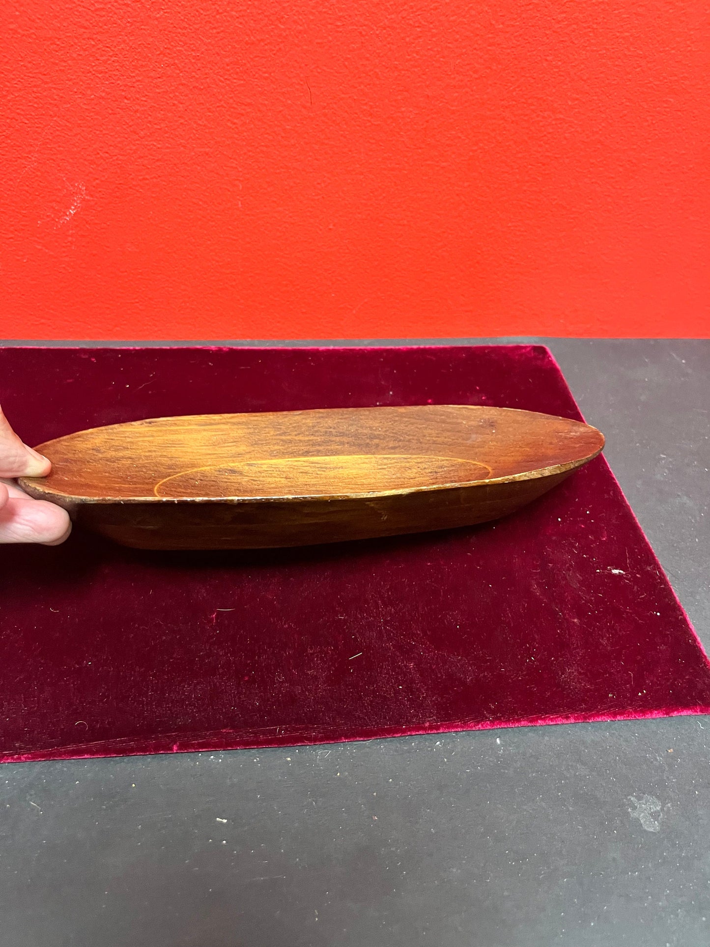 10 x 5 simply perfect handmade wooden bowl  Canadian  signed three times
