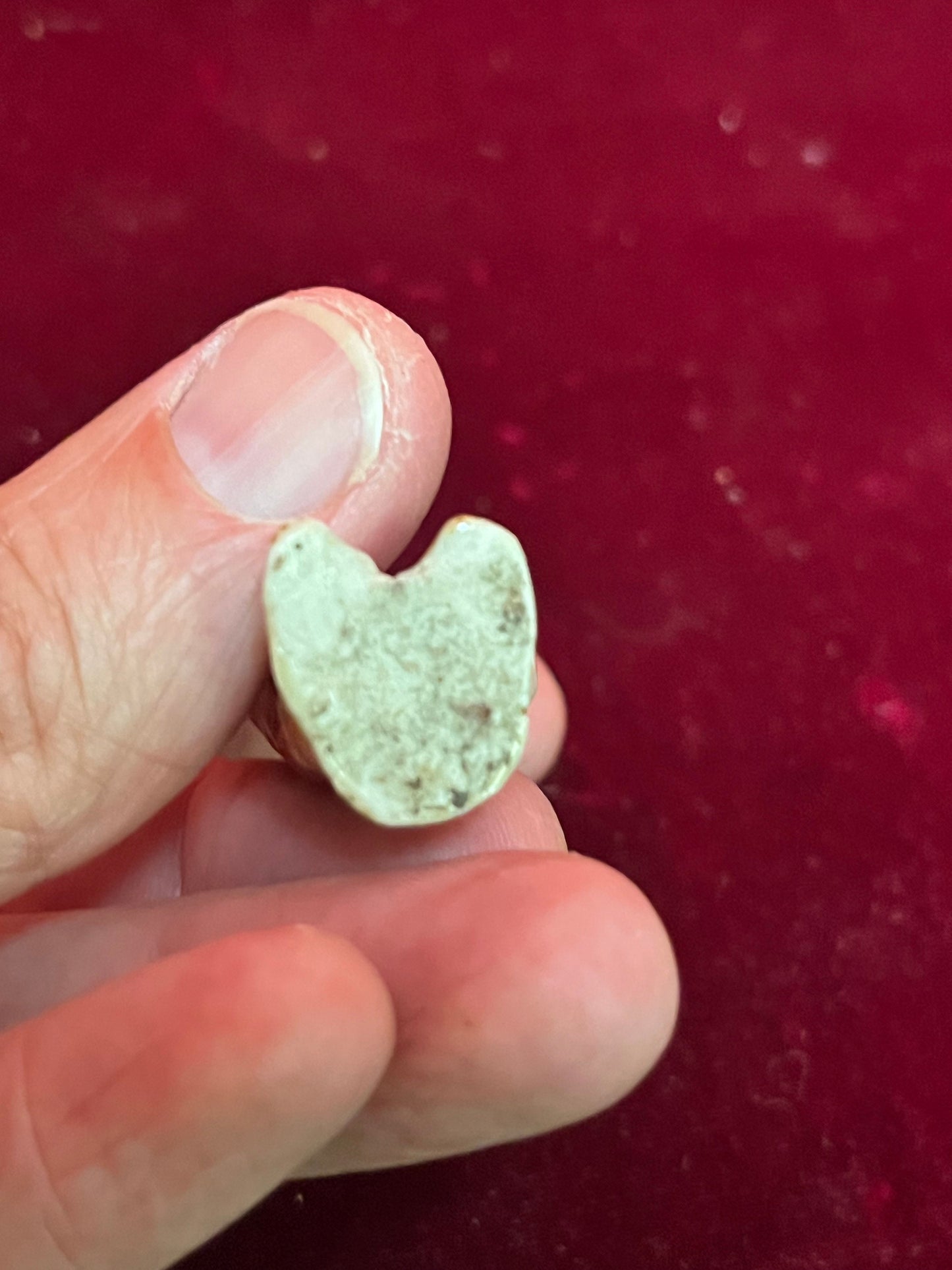 A  Fabulous 2 inch tall sang de boeuf mud man   incredible detail and fabulous condition - wow