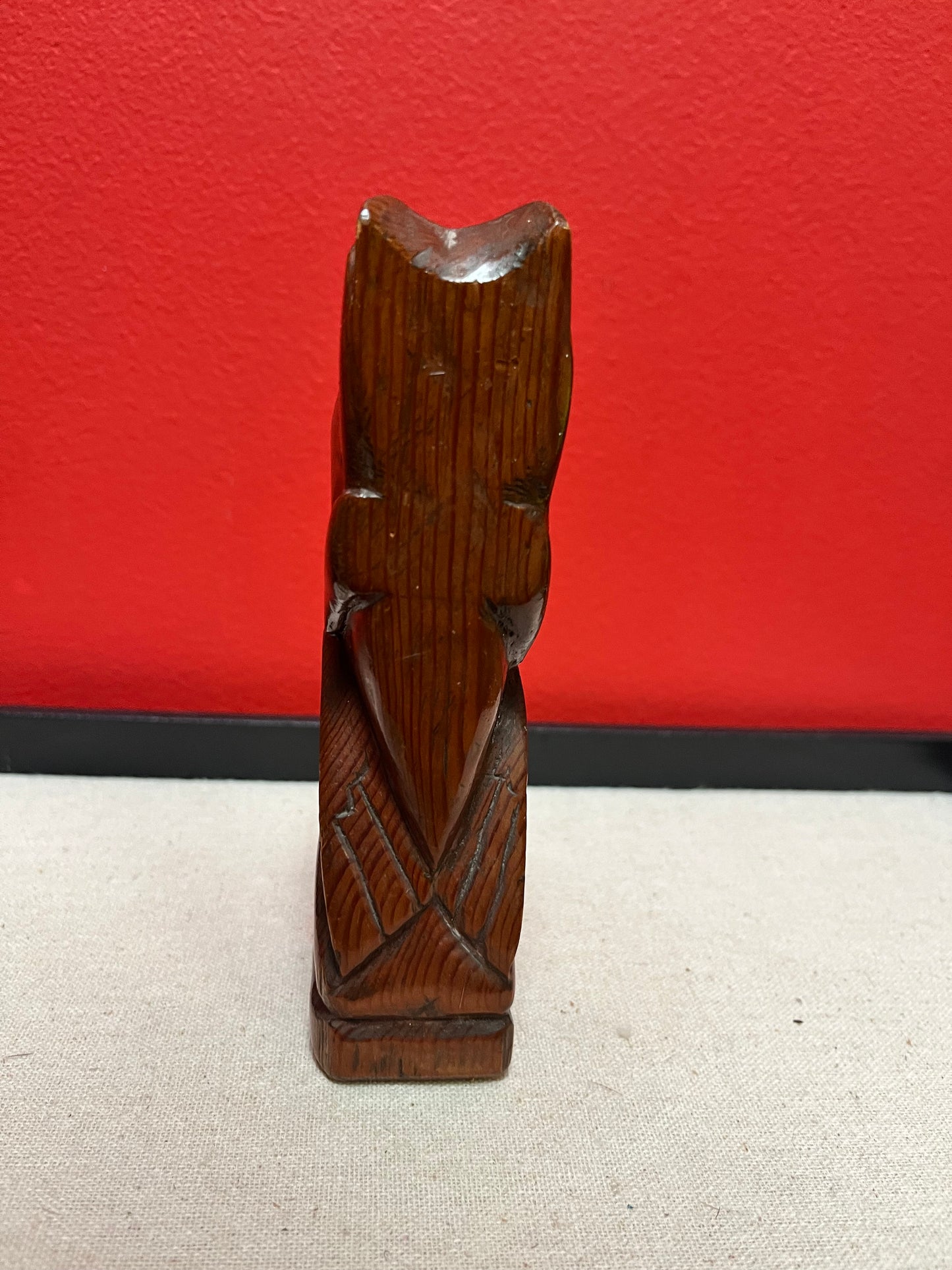 A  7 inch beautiful indigenous first nations pacific northwest coast carved wooden beaver  lovely primitive example