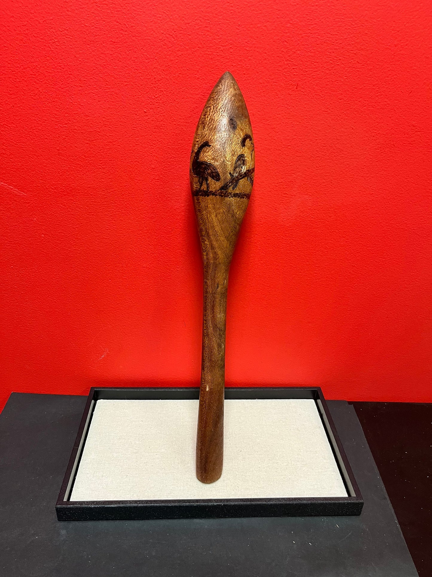 Stunning early 20th century authentic Australian aboriginal war club  museum, quality  Great Patina and detail  wow  19 inches long