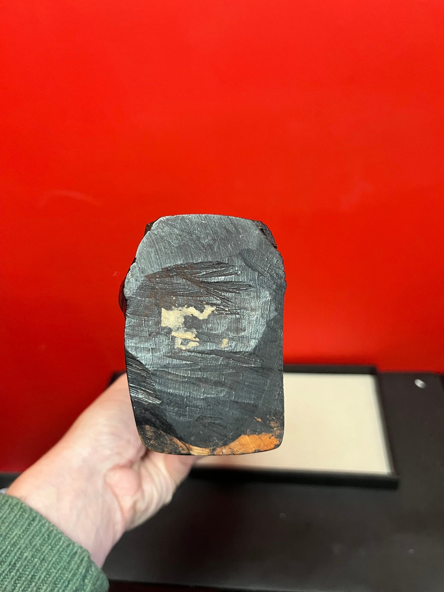 15 inch tall stunning African heavy ebony wood monkey statue wonderful Patina  beautiful piece of African art