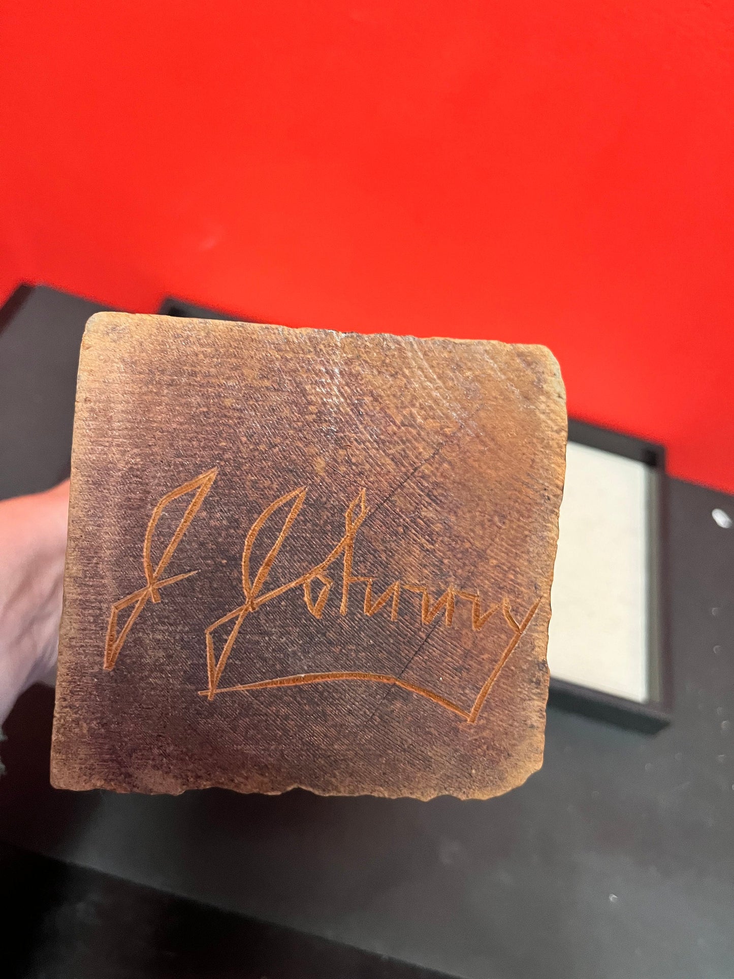 Lovely 10 inch tall Jim Johnny signed indigenous First Nations, pacific northwest coast Eagle Totem  wow