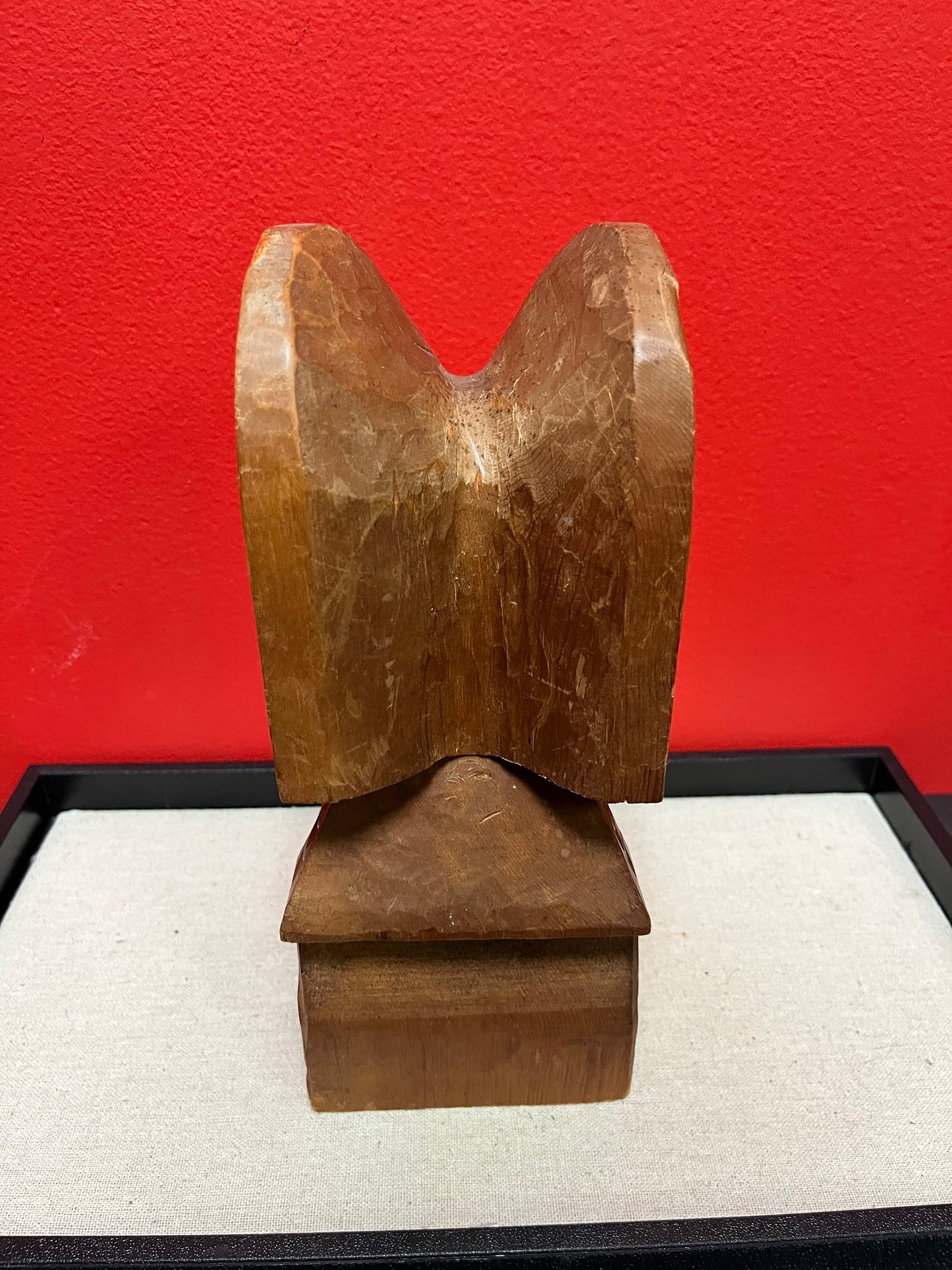 Lovely 10 inch tall Jim Johnny signed indigenous First Nations, pacific northwest coast Eagle Totem  wow