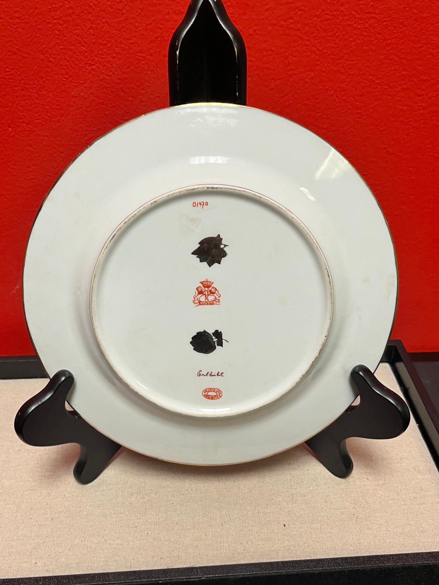 Stunning 9 inch antique handpainted Vienna, signed plate of a lady  wow