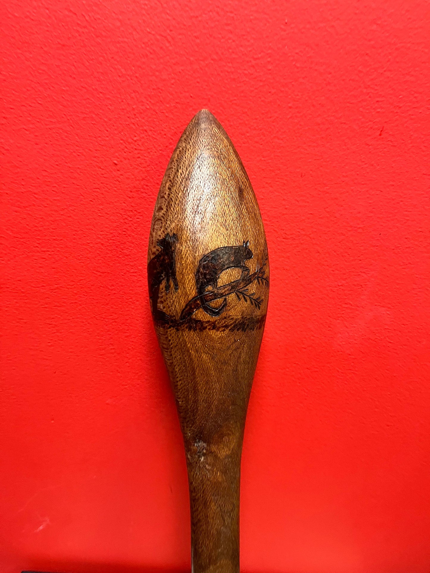 Stunning early 20th century authentic Australian aboriginal war club  museum, quality  Great Patina and detail  wow  19 inches long