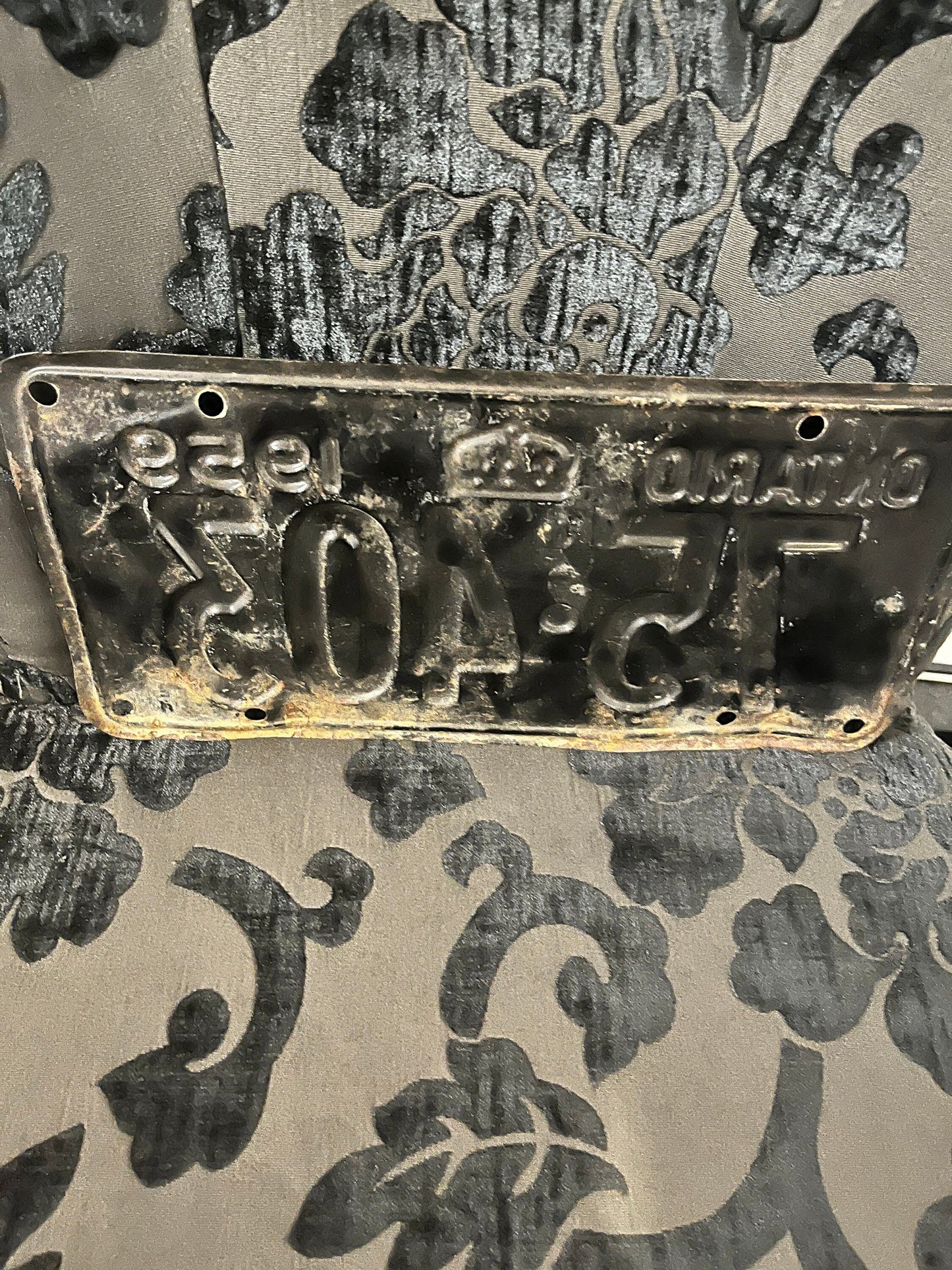 Super cool 12 x 6 Ontario 1959 license plate