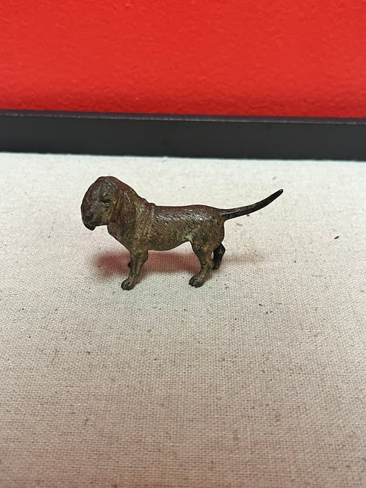 Stunning 2.5 inch Franz Bergman cold  painted bronze King Charles spaniel dog in good condition  wow