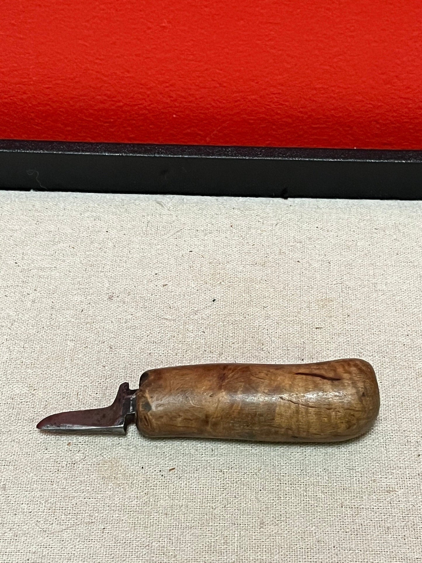 A Stunning museum quality 4 1/2 inch long authentic indigenous first nations carving tool  wow