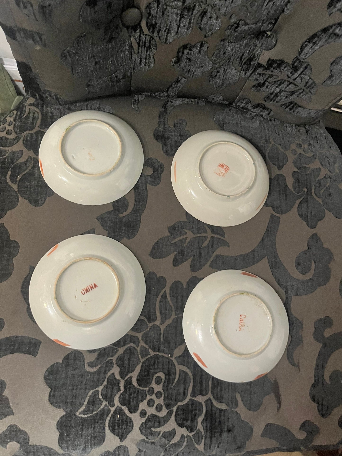 For Chinese early 1900s Cantonese famille Rose dishes  5 inches long each  all perfect condition  price for all