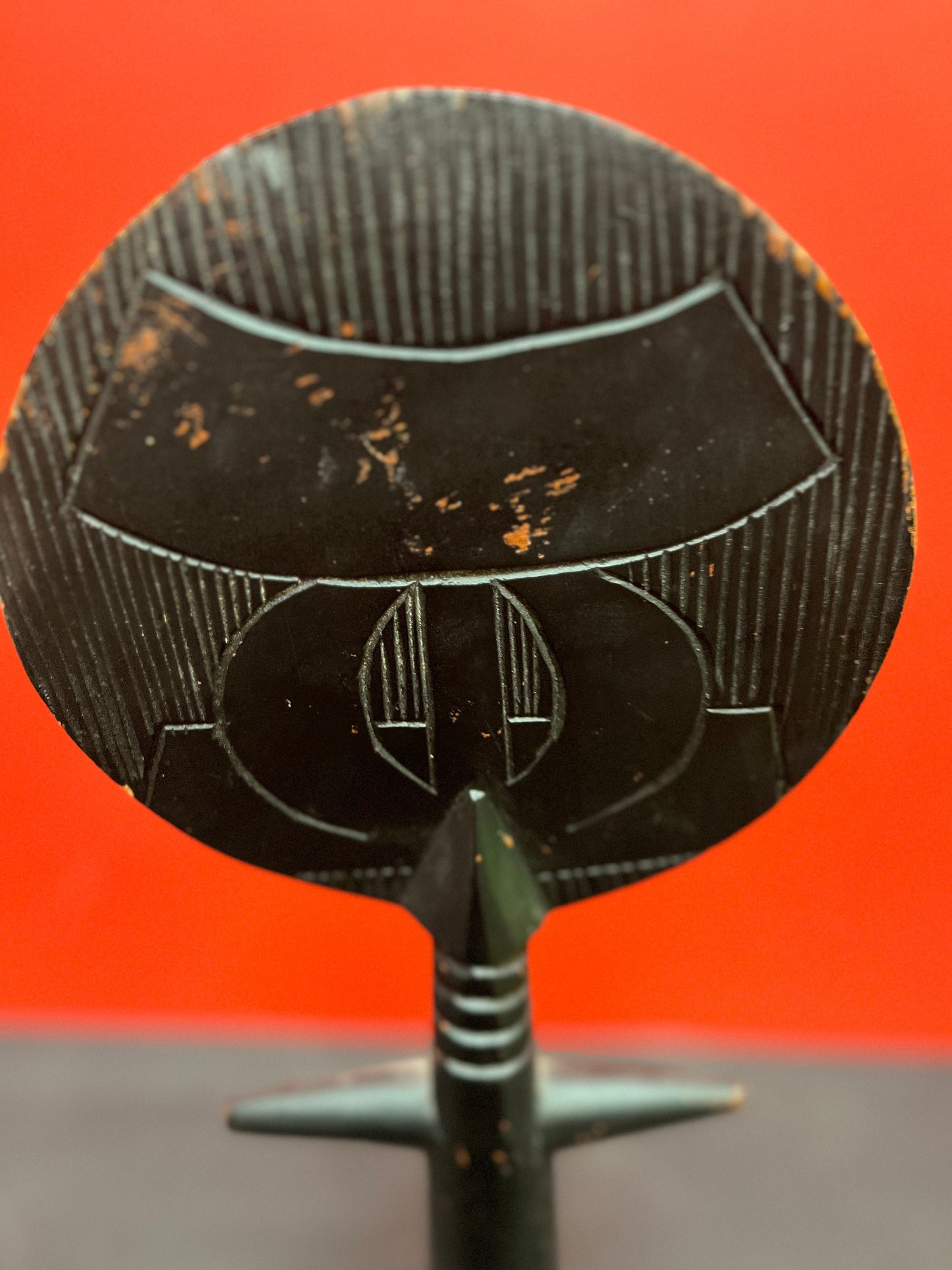 Older fabulous Ashanti African statue   16 inches tall with great patina