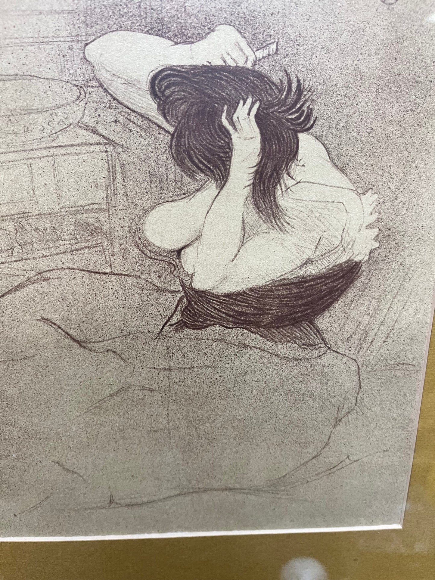 Early 17 x 14 Marc Chagall print in lovely frame