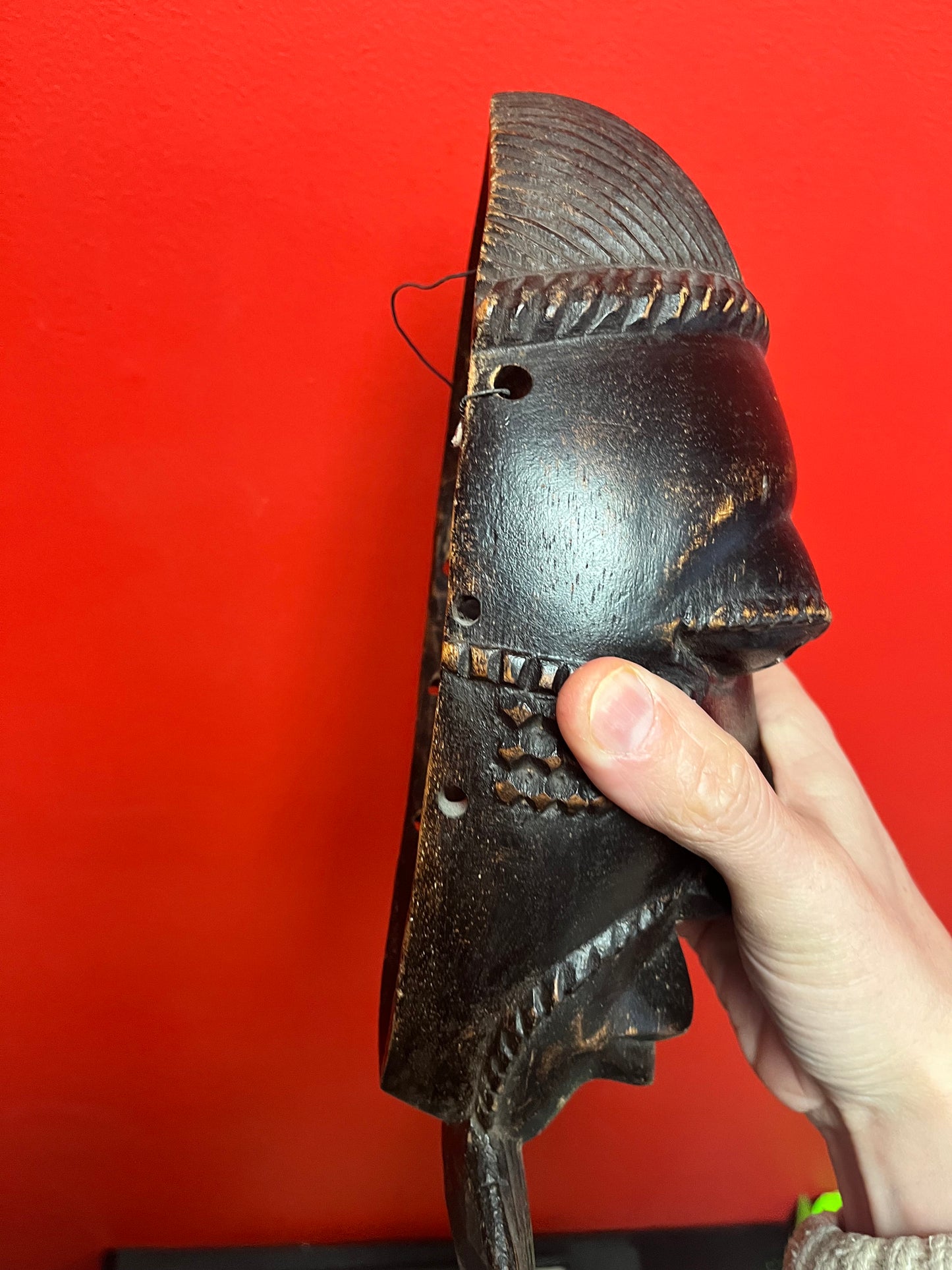 7 x 5 x 3 high antique Victorian jewellery box with mother pearl inset   as is so see photos  great value