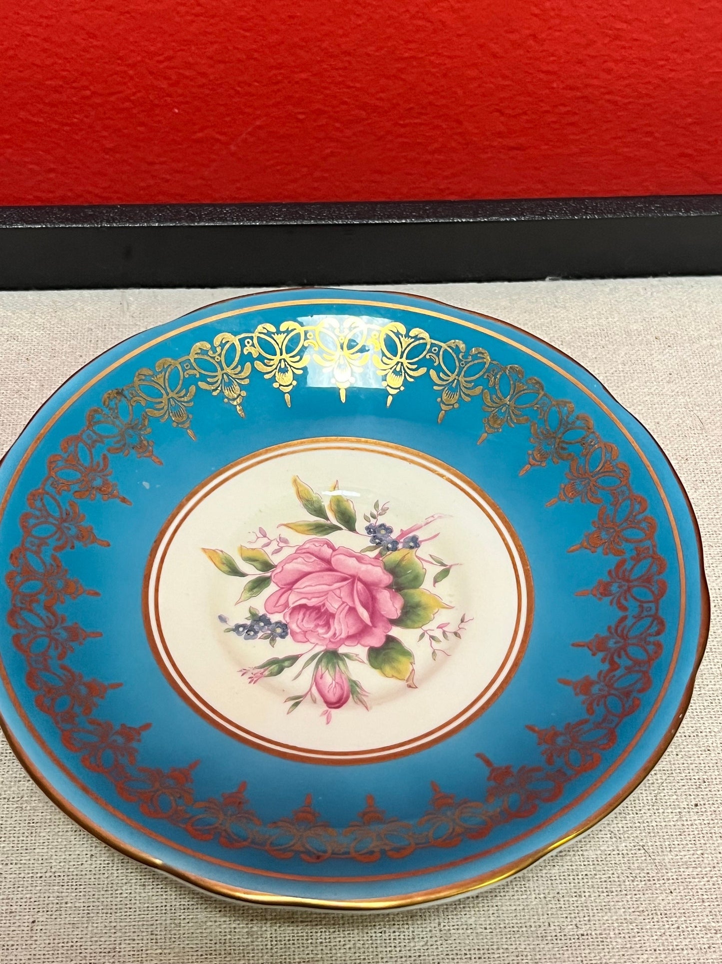 Lovely antique AYNSLEY teacup and saucer in perfect condition