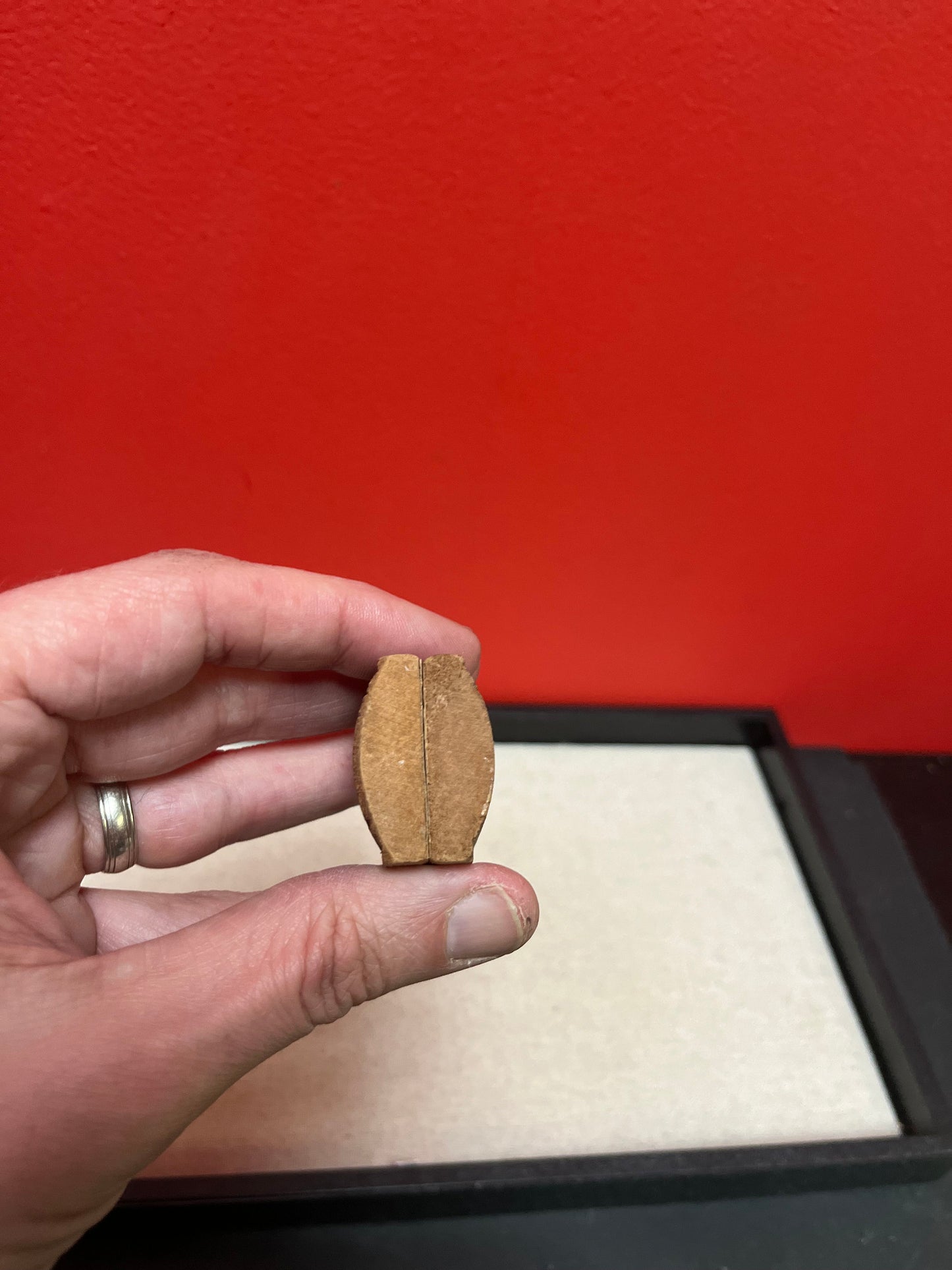 Lovely 2 inch handpainted eastern European icon great condition tiny beauty