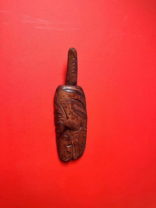 15 inch tall Stan Joseph craft indigenous, first nations, Pacific Northwest coast killer whale chief transformation plaque