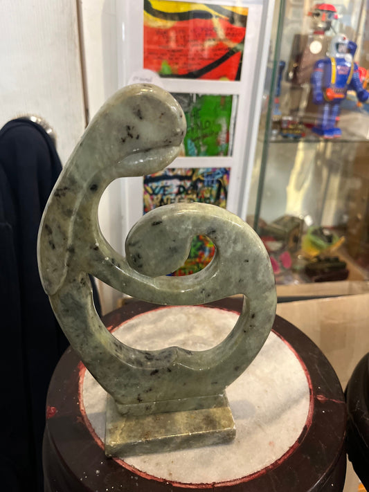 Beautiful 9 inch Brazilian soapstone statue