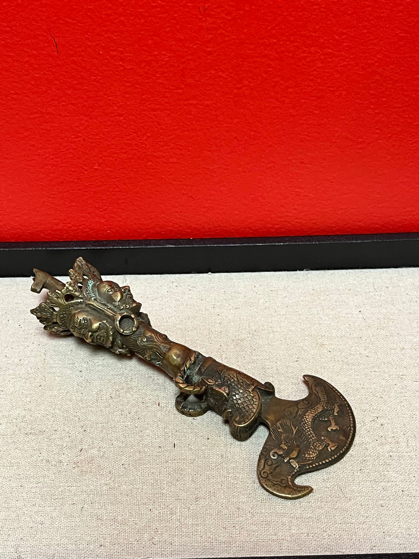 Sensational museum quality 19 century Tibetan Phurba  wow