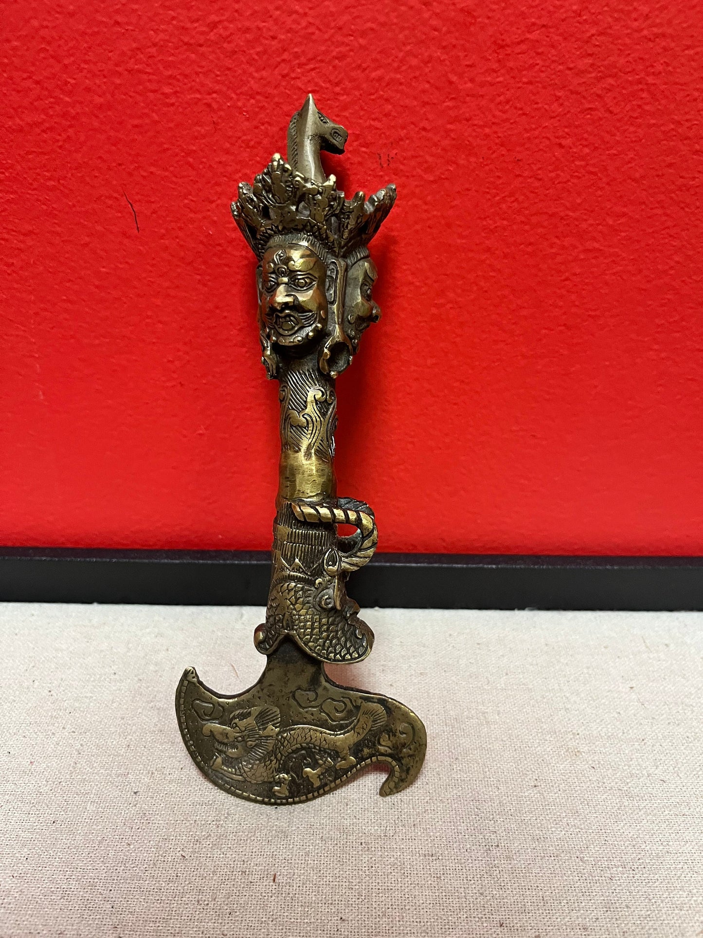 Sensational museum quality 19 century Tibetan Phurba  wow