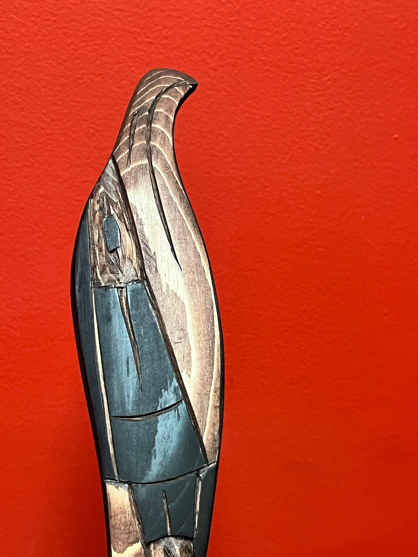 8 inch long  indigenous First Nations  Pacific Northwest coast, Raven plaque