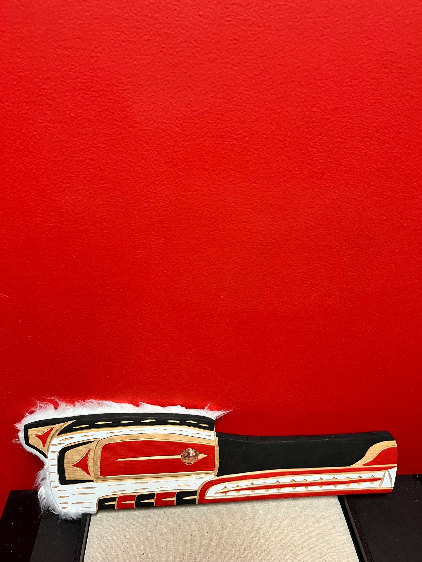 An  Absolutely stunning 20 by 6 inch Brad Joseph indigenous first nations Pacific Northwest coast cedar wood  two available- wow