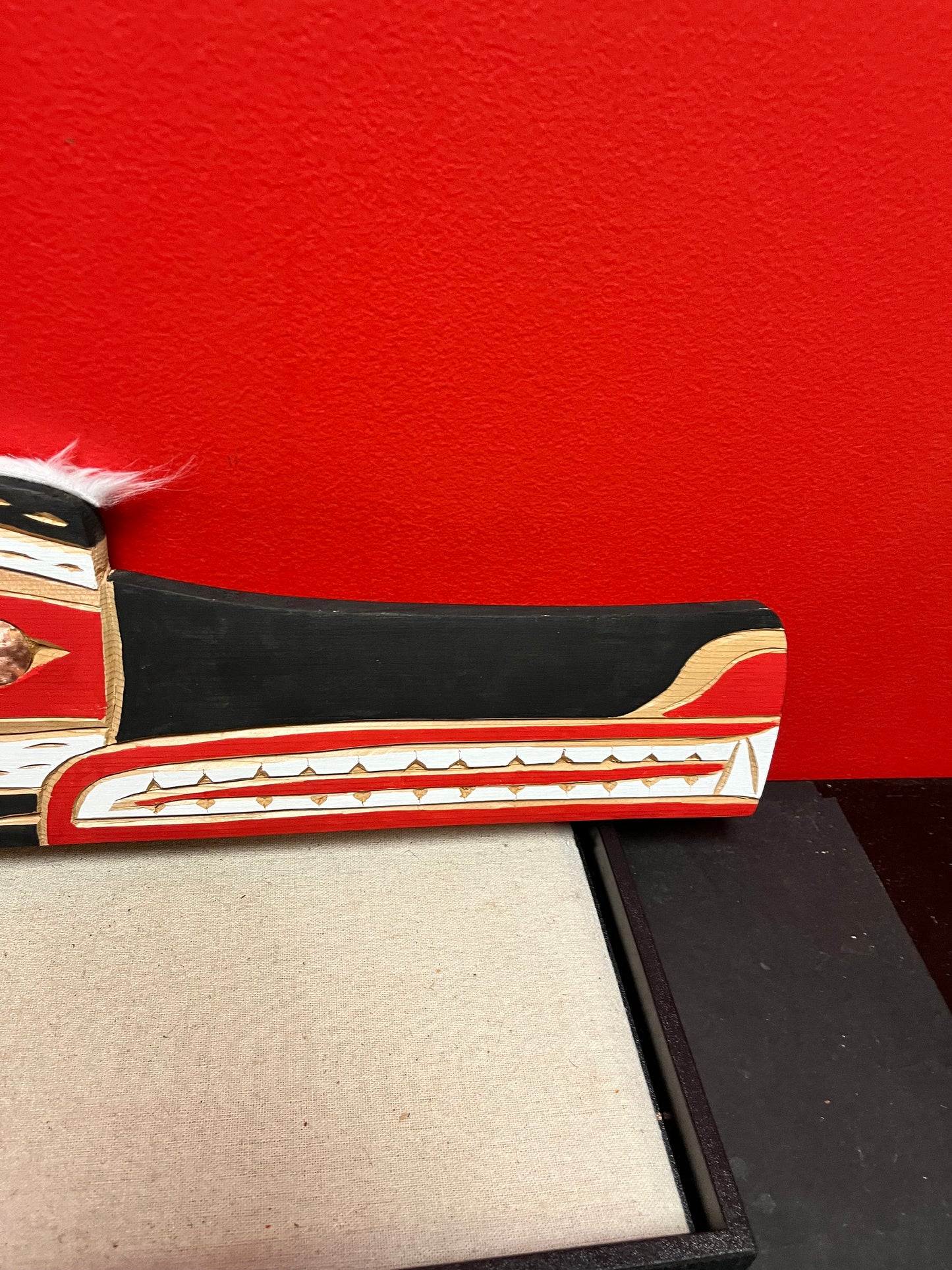 An  Absolutely stunning 20 by 6 inch Brad Joseph indigenous first nations Pacific Northwest coast cedar wood  two available- wow