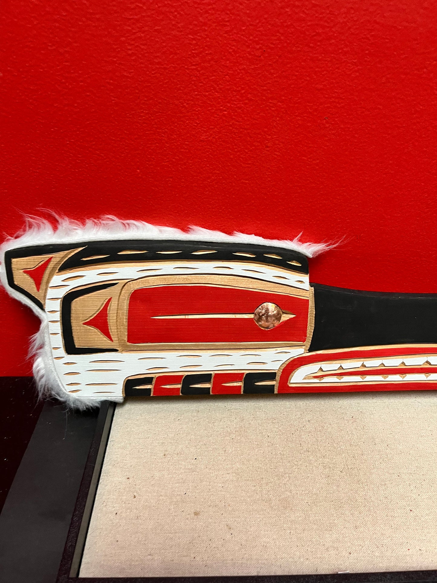 An  Absolutely stunning 20 by 6 inch Brad Joseph indigenous first nations Pacific Northwest coast cedar wood  two available- wow