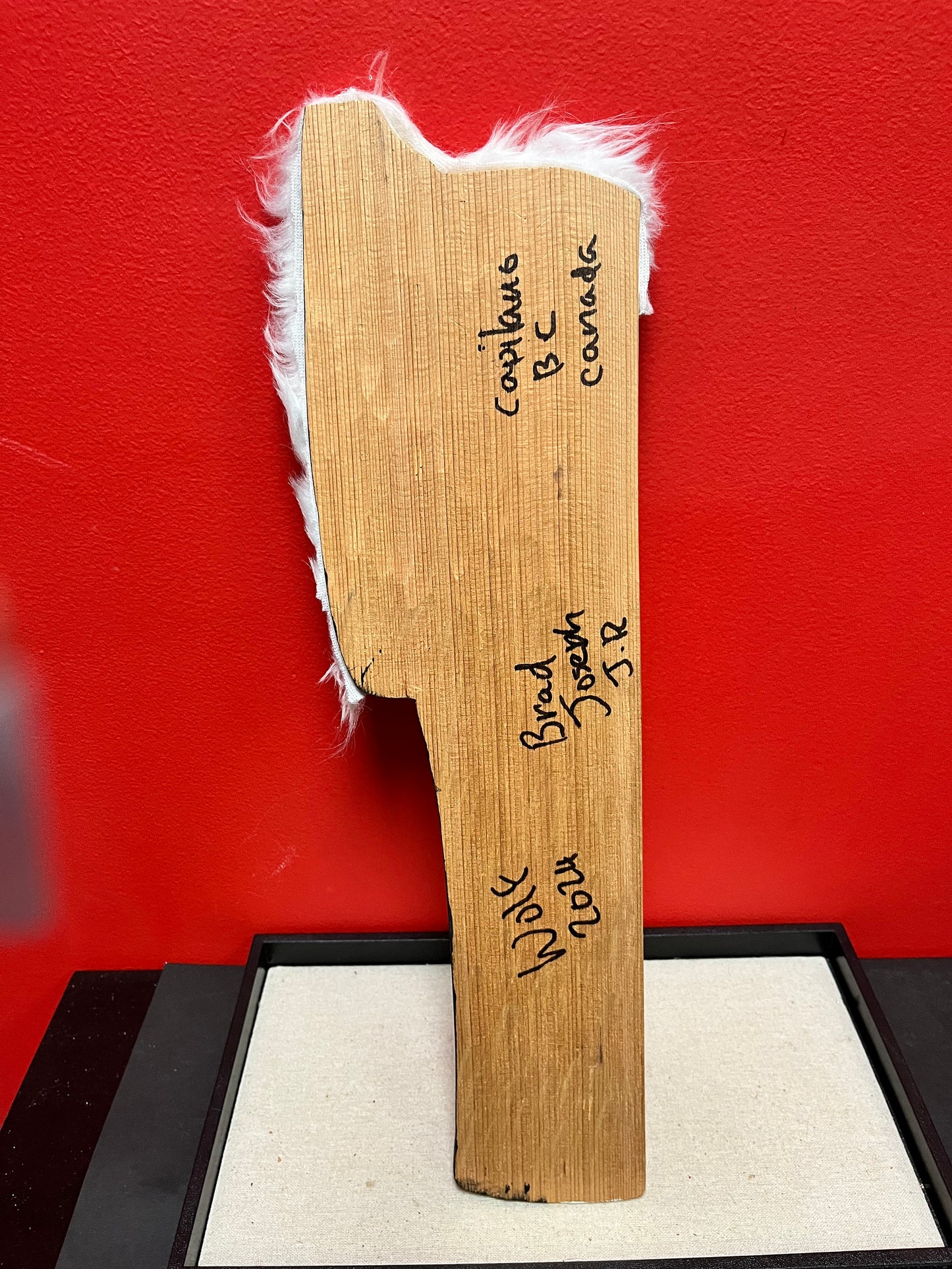 An  Absolutely stunning 20 by 6 inch Brad Joseph indigenous first nations Pacific Northwest coast cedar wood  two available- wow