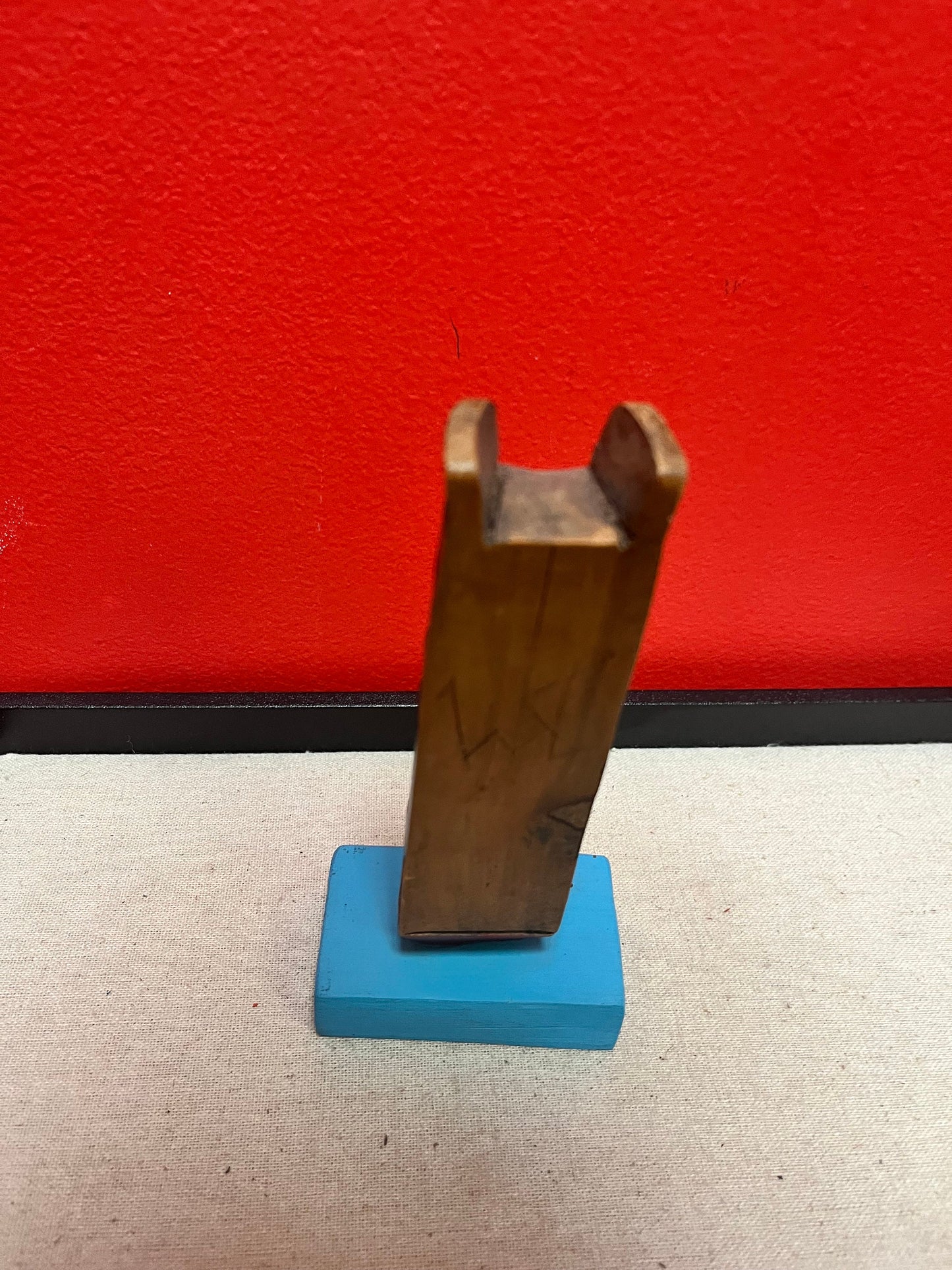 A  Lovely indigenous first nations  Pacific Northwest Coast totem pole   great detail - 7 inches tall  signed polychrome beauty