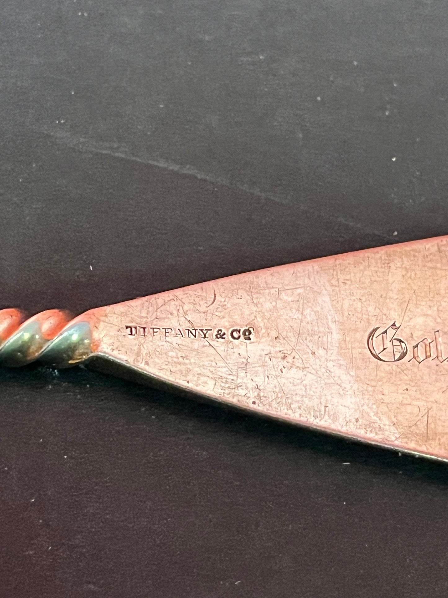 A  Lovely very heavy ornate sterling 925 serving spoon  ready to gift or use