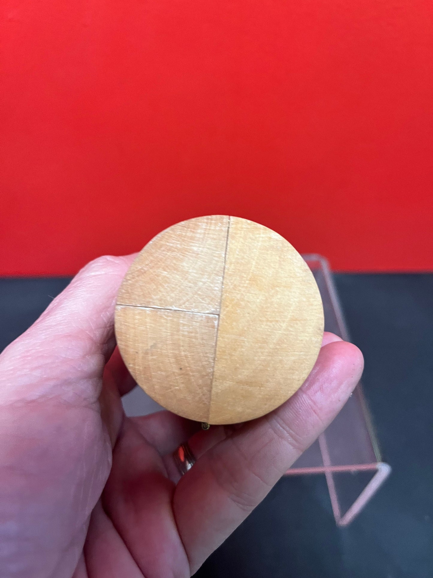 Magnificent, small 5 x 4 high Asian hand carved ceremonial folding icon   unbelievable quality- wow