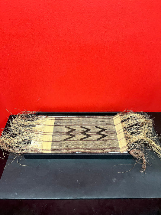 Museum quality 2 foot long antique Navajo woven textile  - 7 inches across  stunning condition and a true collector  piece