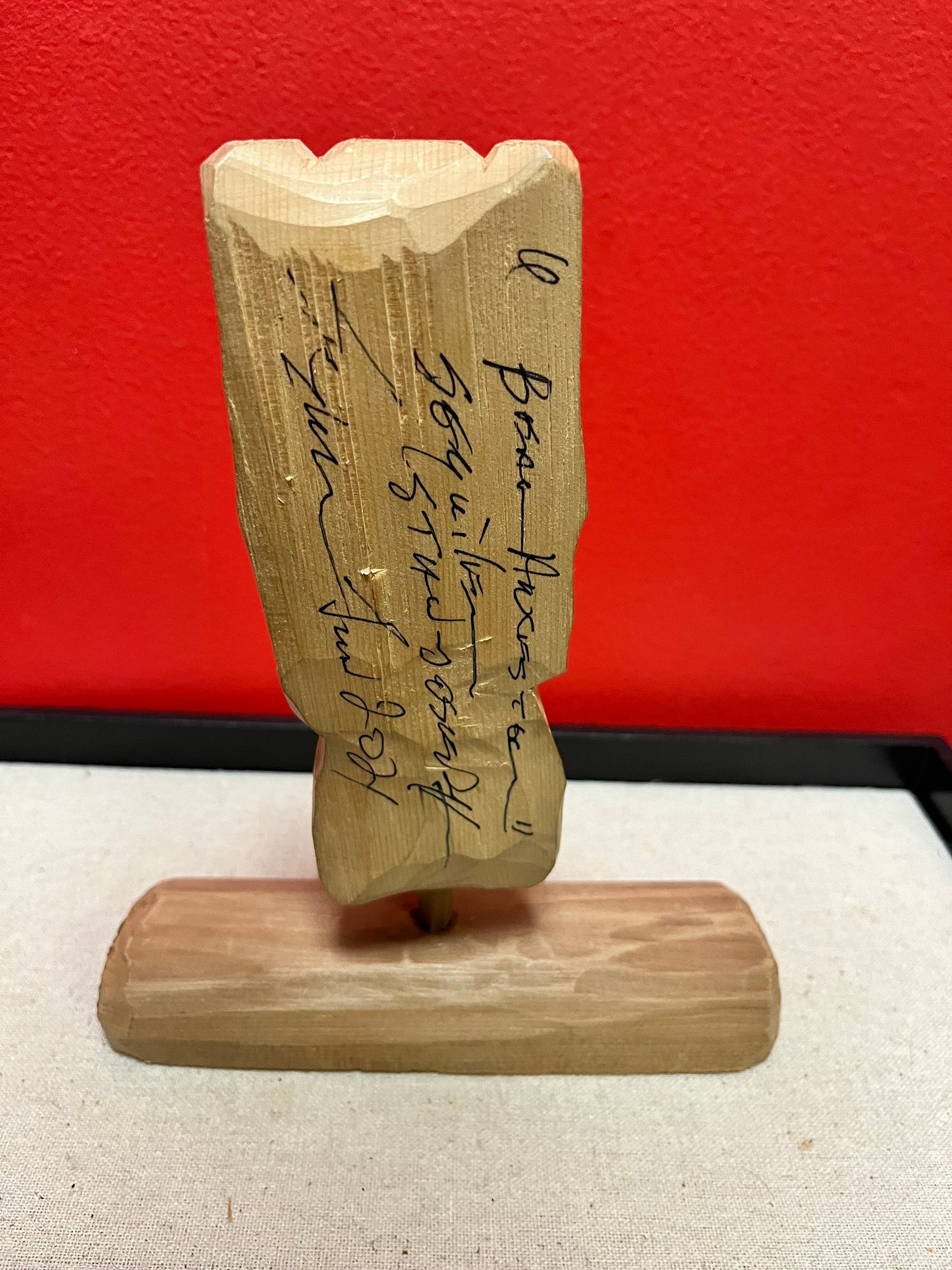 6 x 8 tall indigenous first nations, Pacific Northwest coast Stan  Joseph carved mask on stand great detail- cedar beauty - wow